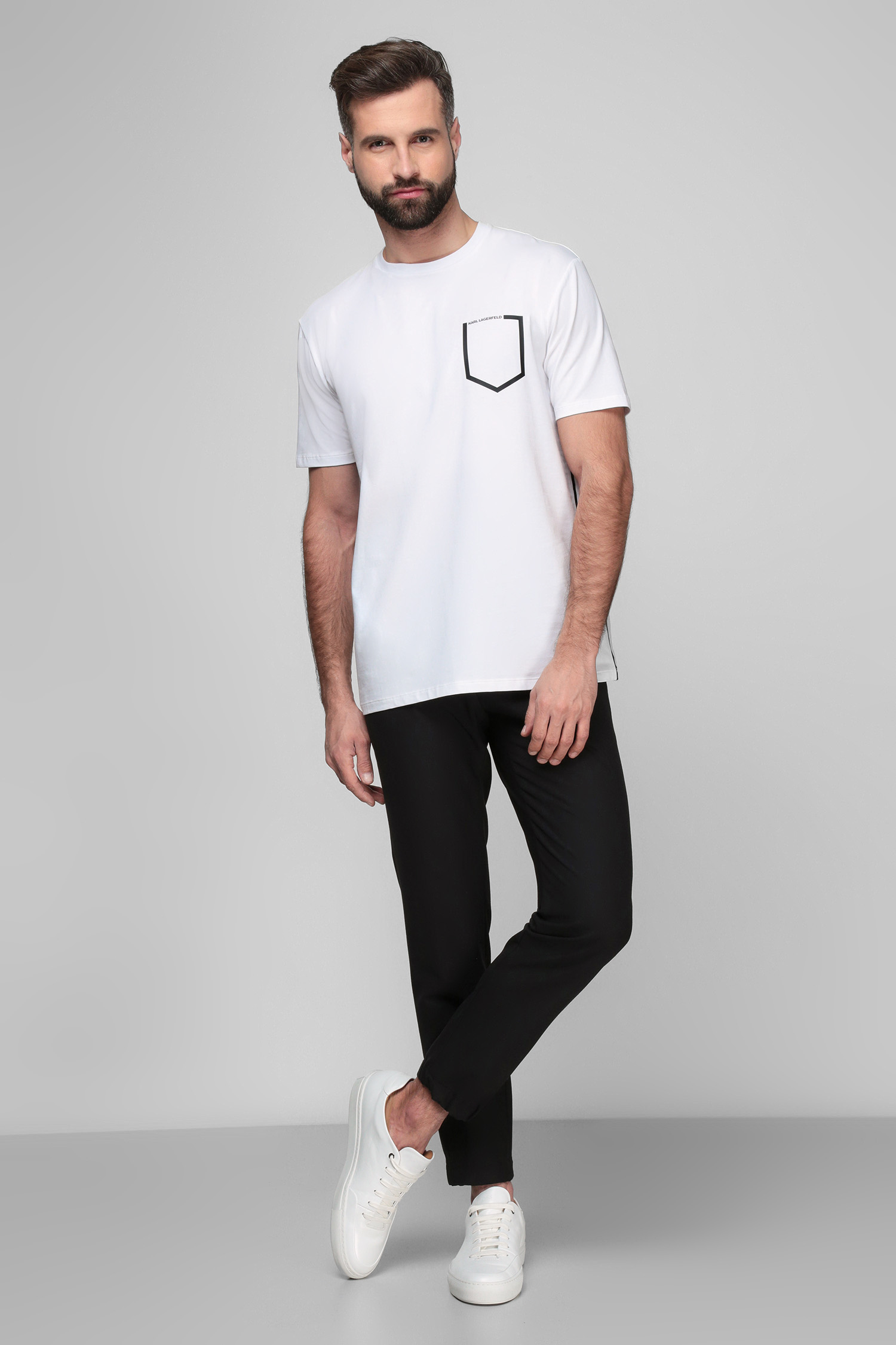 Мужские черные брюки Karl Lagerfeld 512087.255019;990