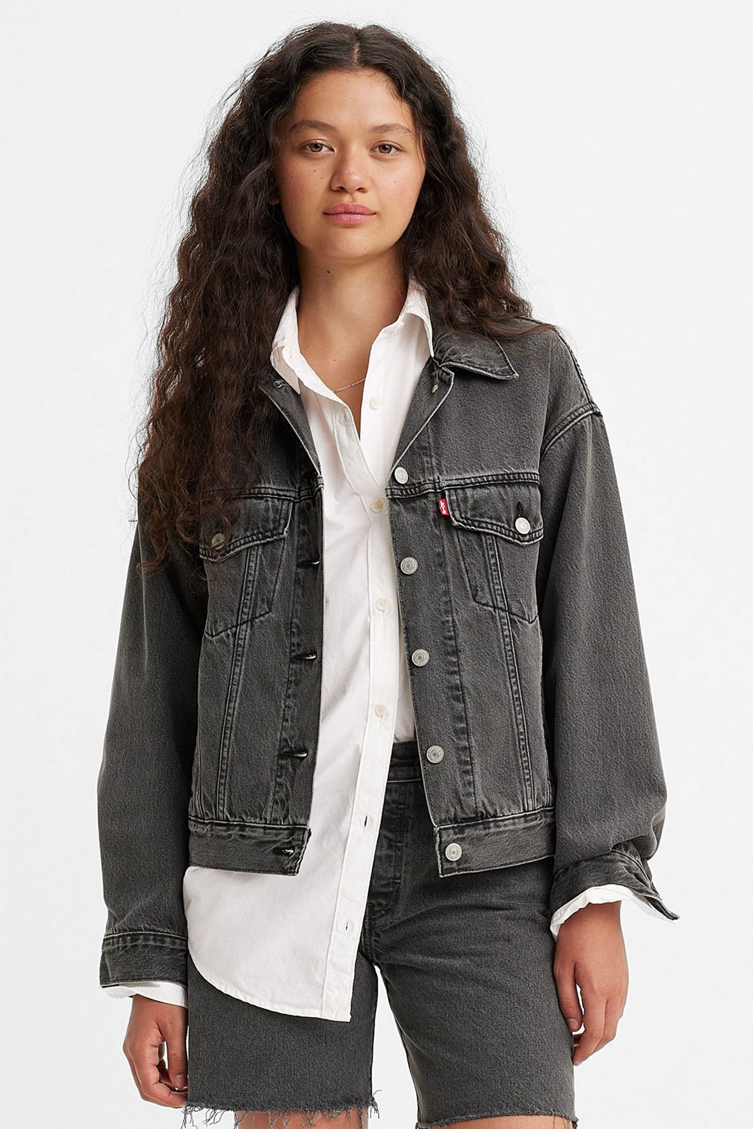 Жіноча чорна джинсова куртка Levi’s® A1743;0000