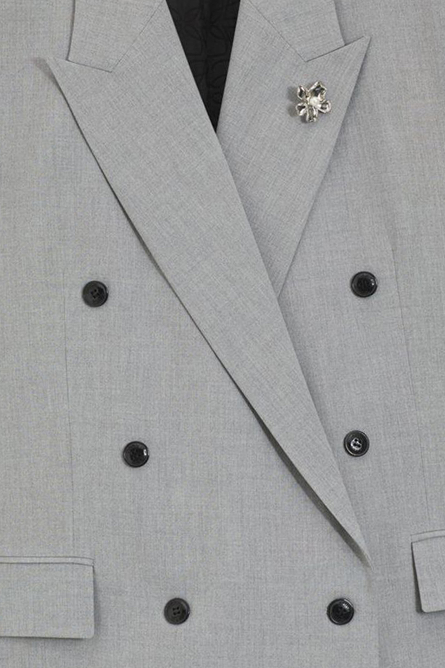 Жіночий сірий жакет HUGO 50554018;063