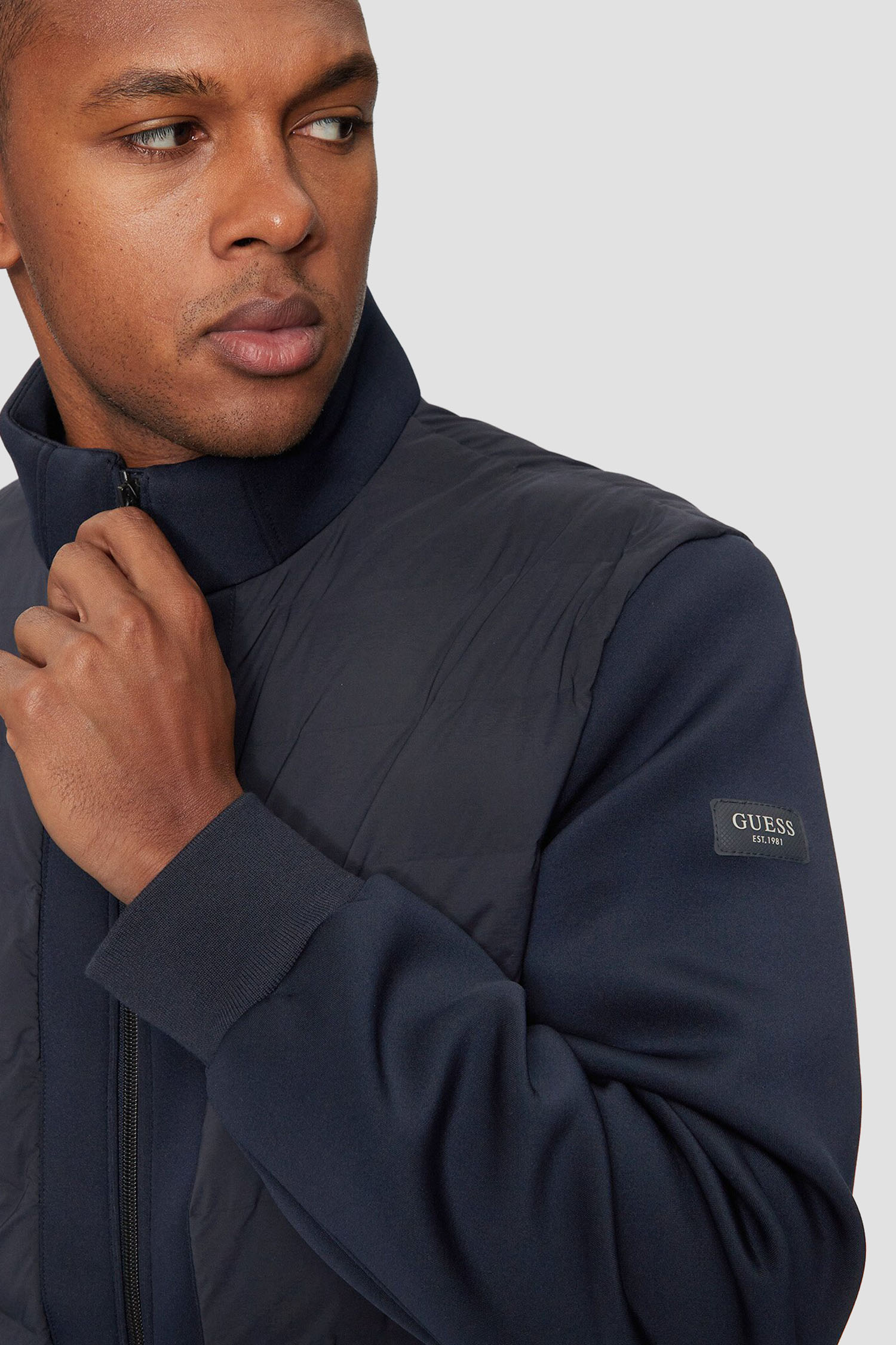 Мужская темно-синяя куртка Guess M4YL37.WG9U2;G7V2