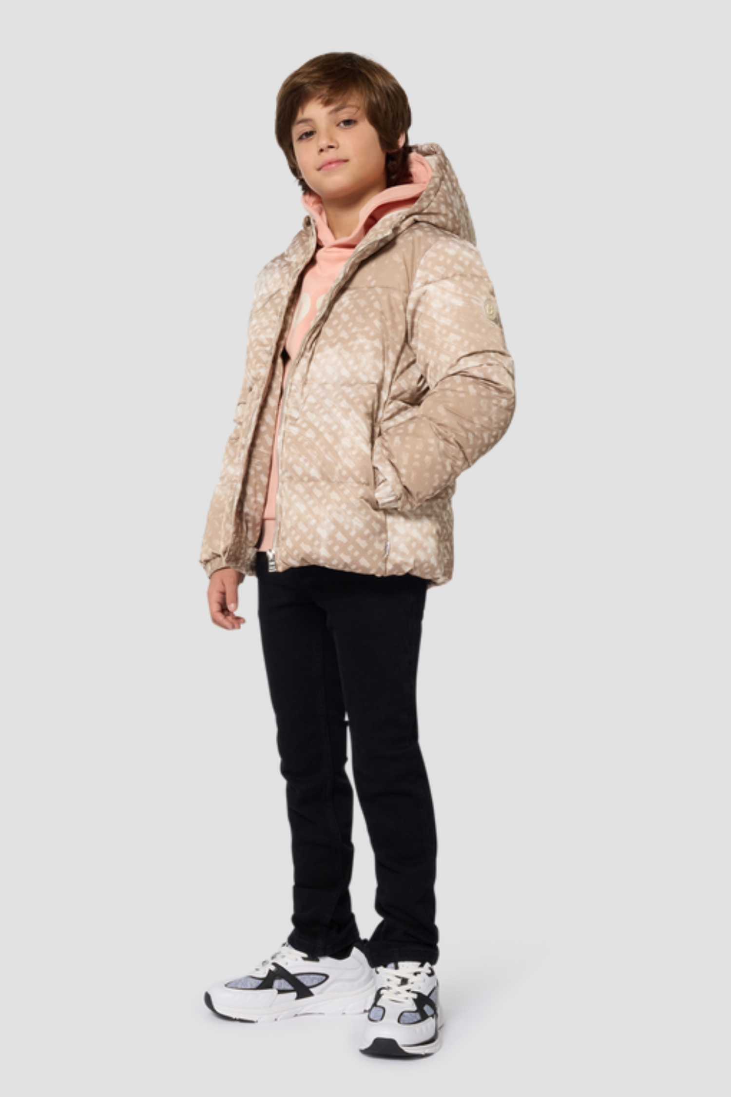 Дитячі чорні джинси BOSS kids J52310;09B