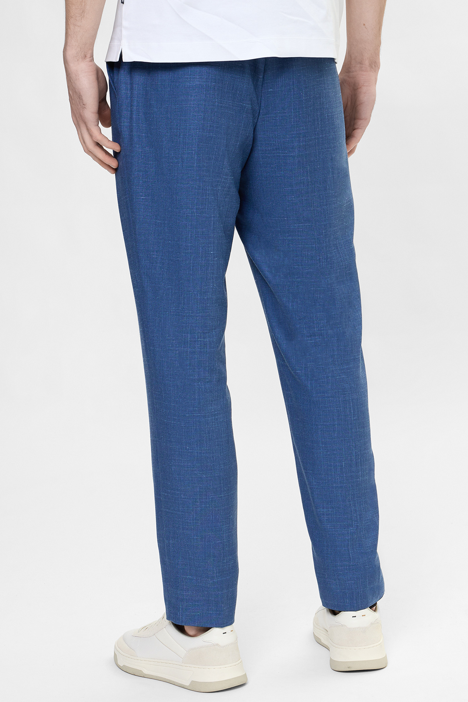 Чоловічі сині вовняні брюки BOSS 50556955;468