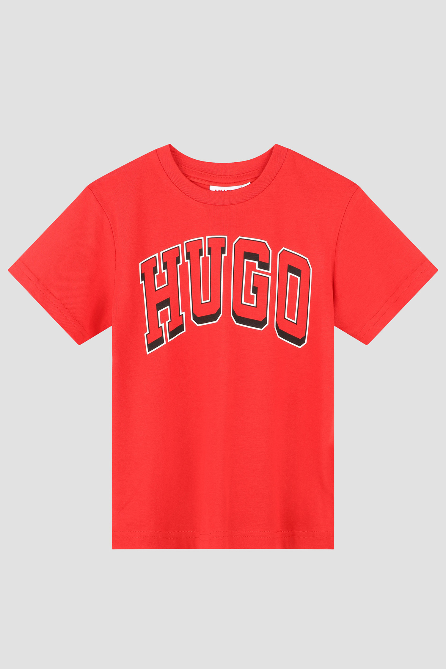 Детская красная футболка HUGO kids G00142;990