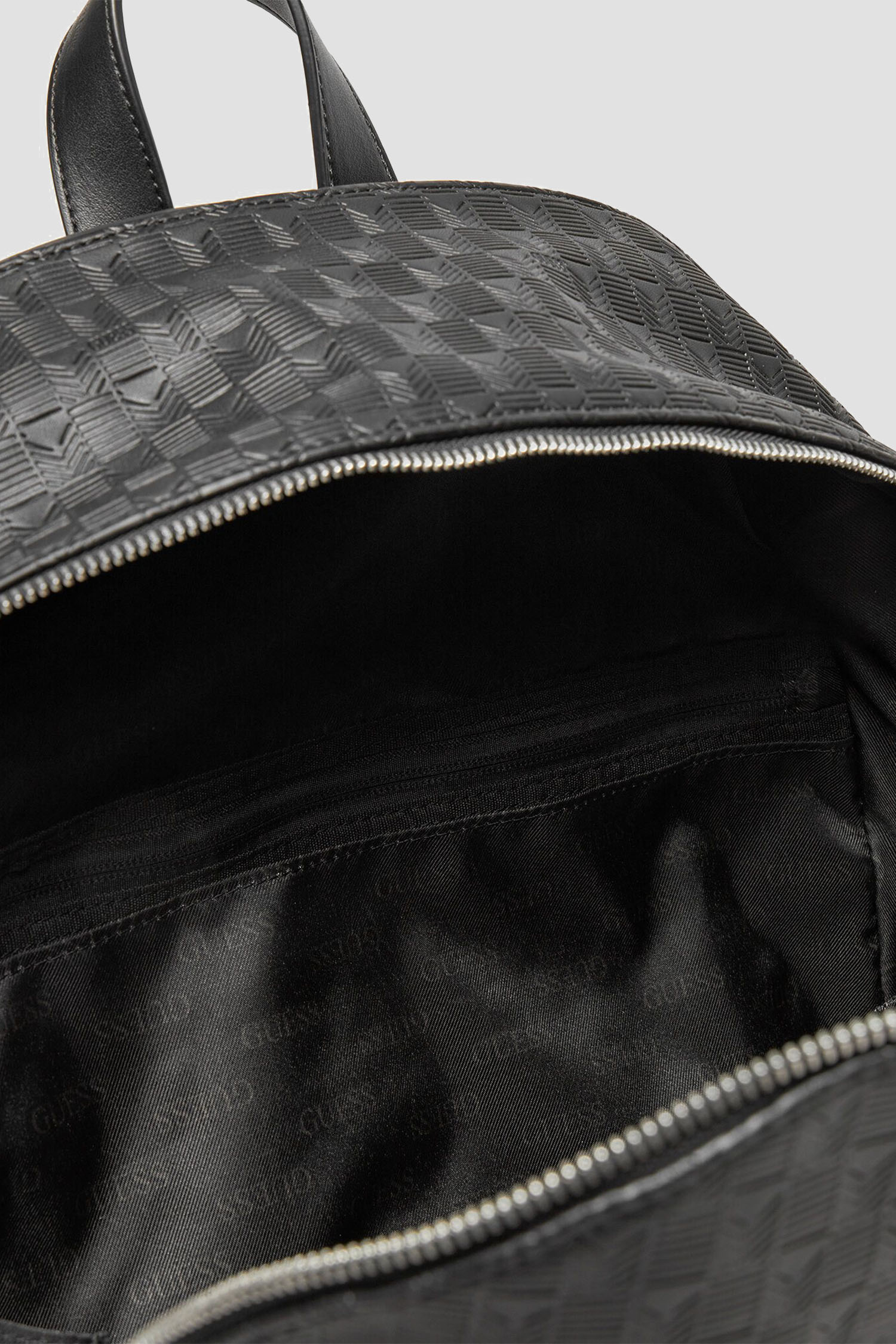 Чоловічий чорний рюкзак з візерунком Guess HMSIDE.P5108;BLA