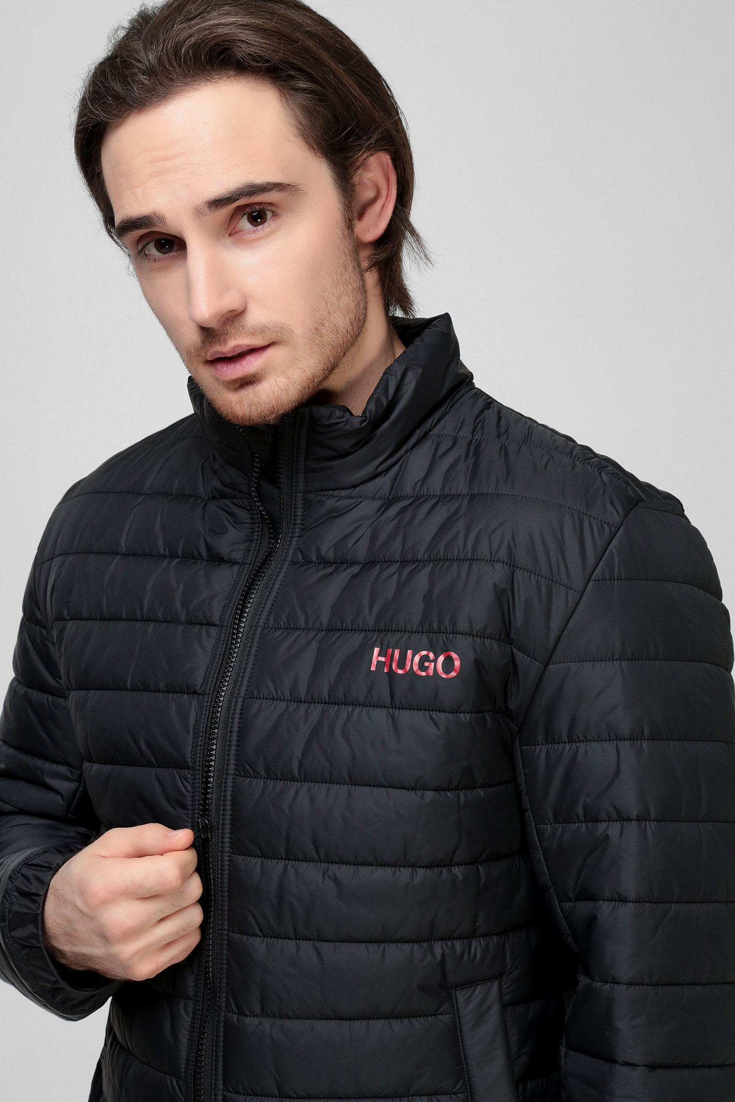 Мужская черная куртка HUGO 50470179;001 — Ultrashop