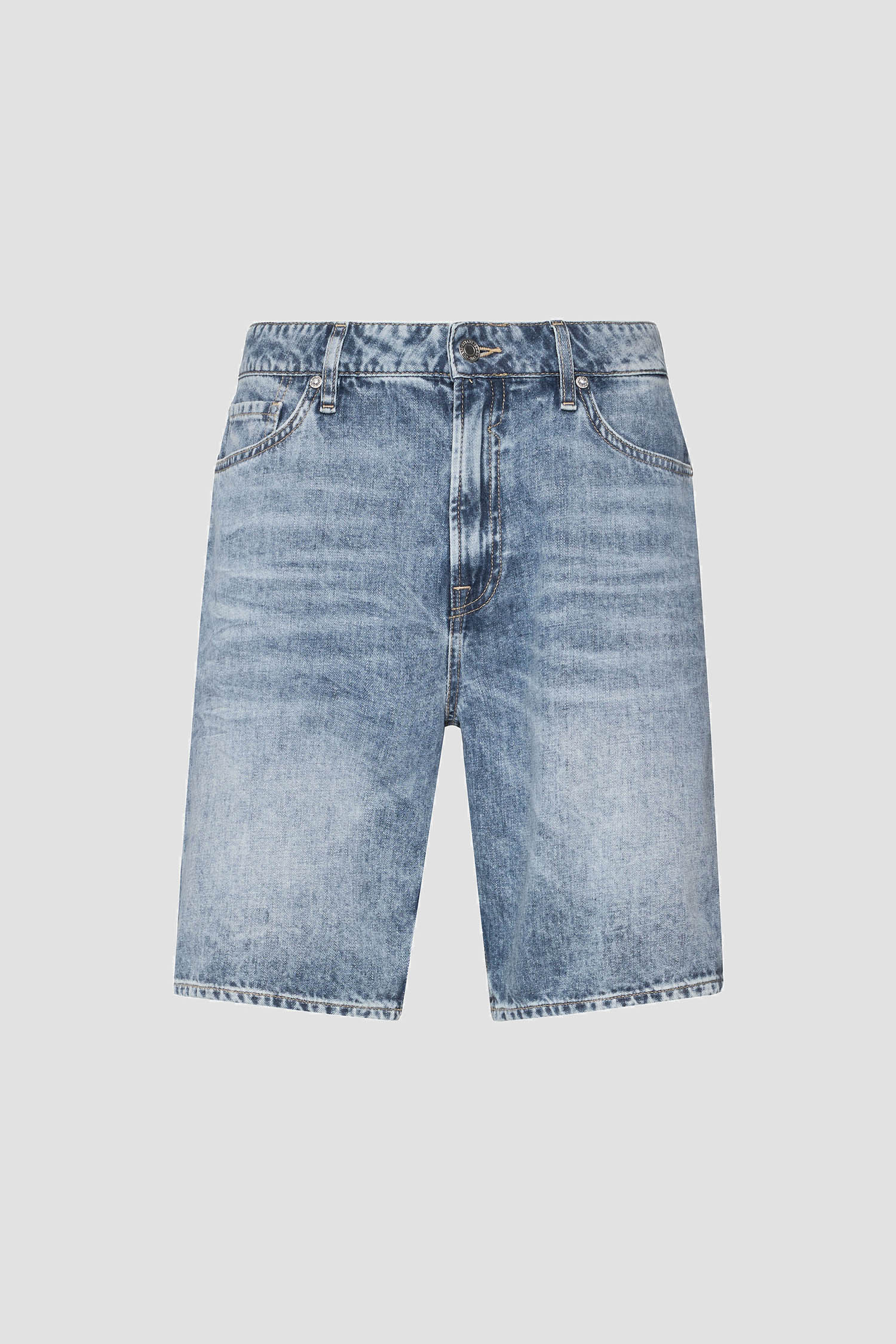 Мужские голубые джинсовые шорты Guess M4GD27.D5AY2;EXPE