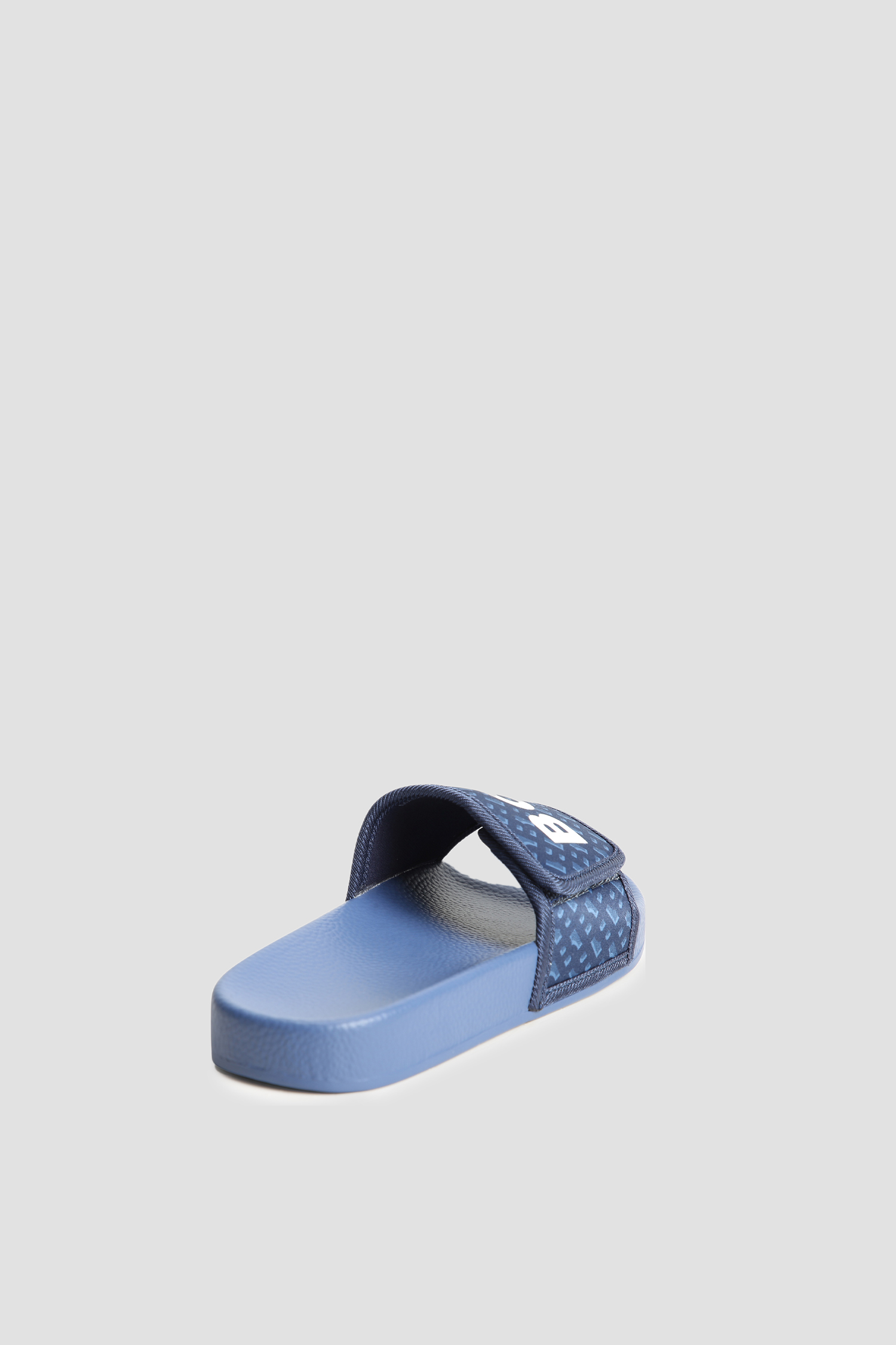 Детские темно-синие слайдеры с узором BOSS kids J50880;849