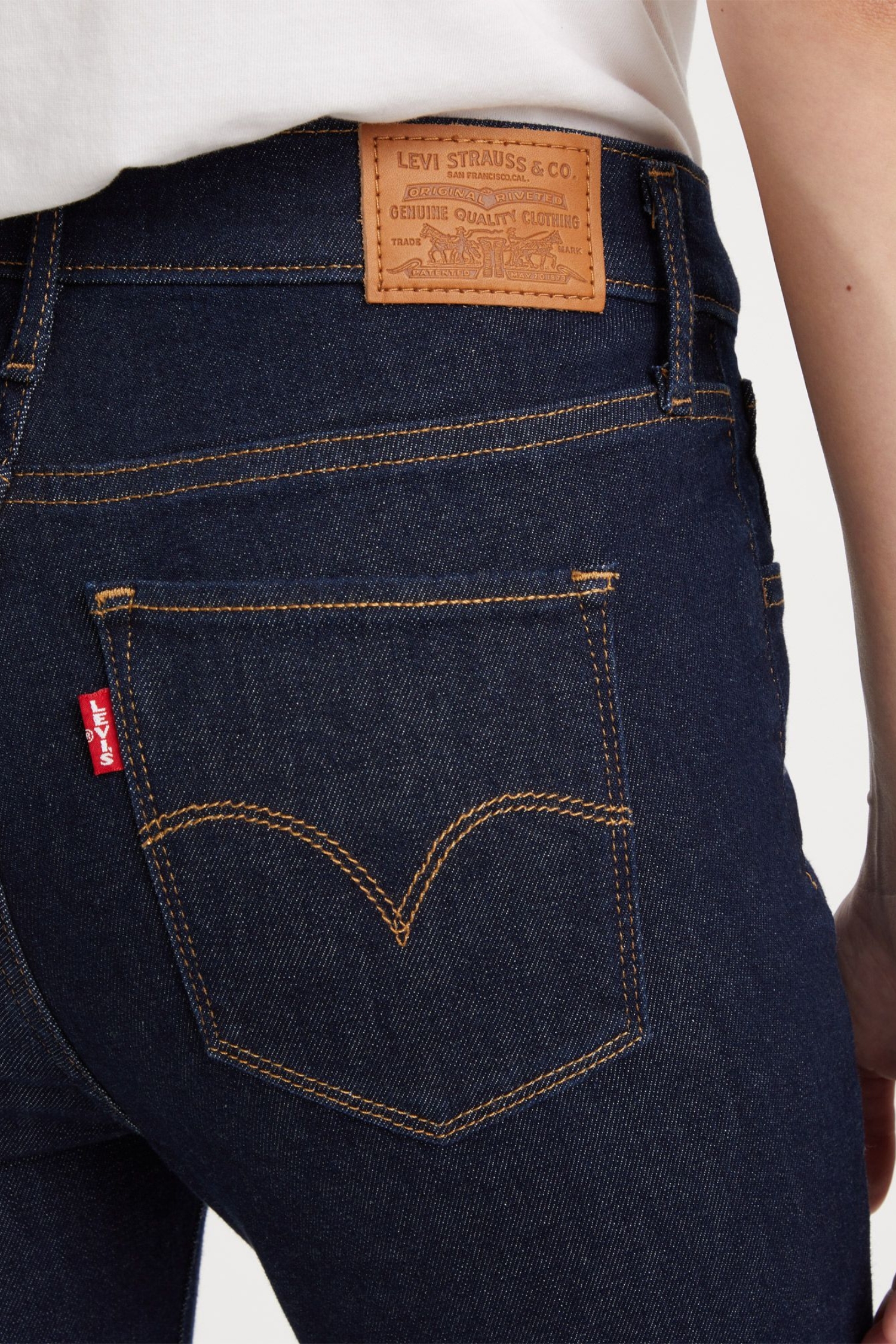 Женские темно-синие джинсы 720® High Rise Super Skinny Levi’s® 52797;0176