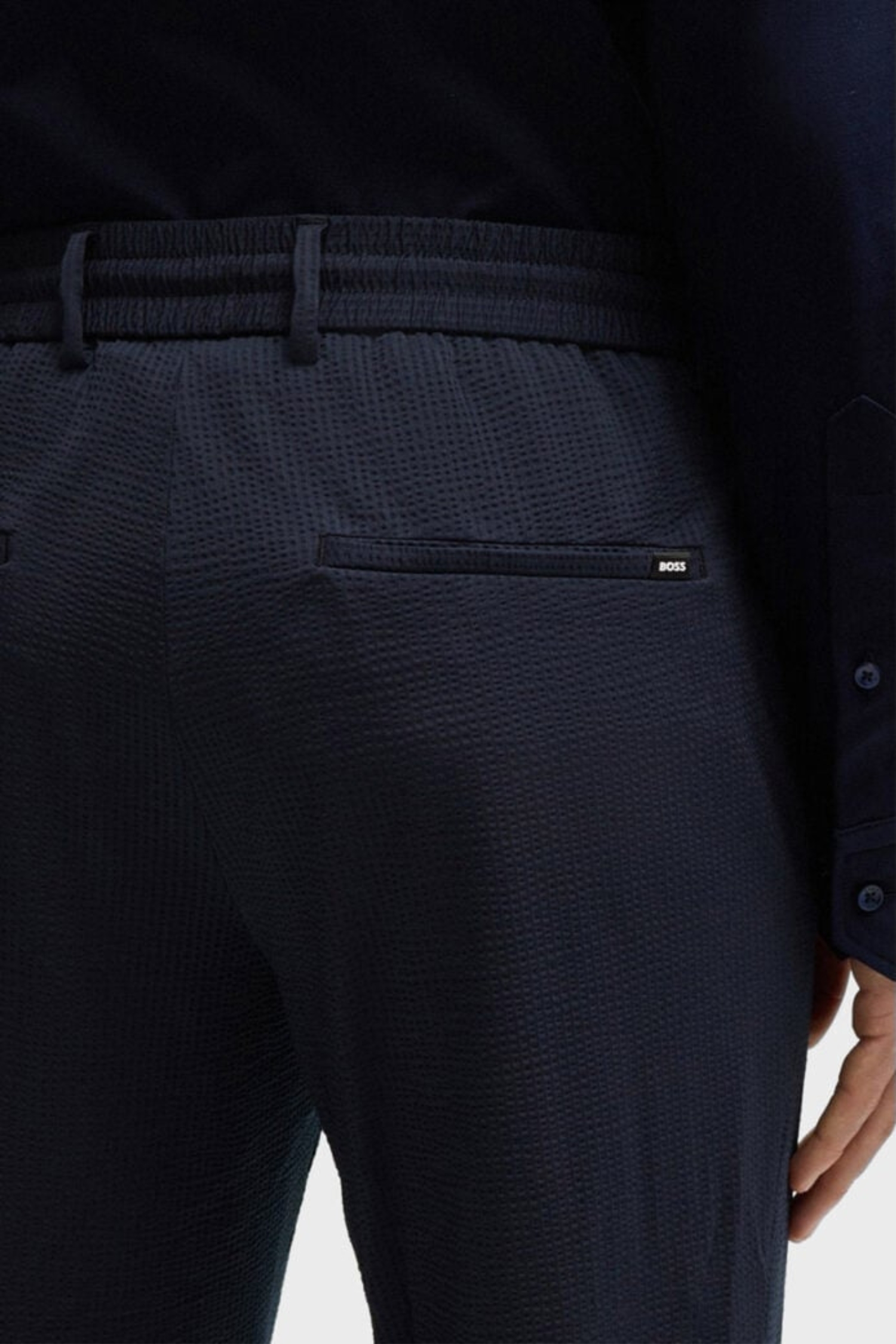 Мужские темно-синие брюки BOSS 50514680;404