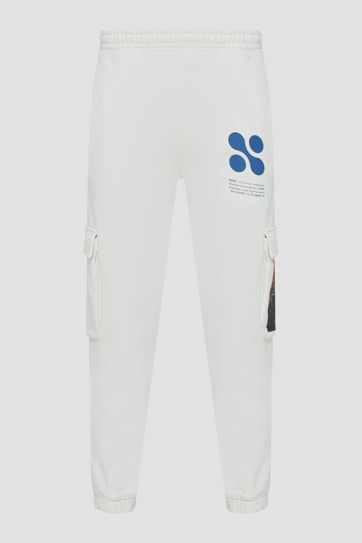 Мужские белые спортивные брюки HUGO 50504971;121