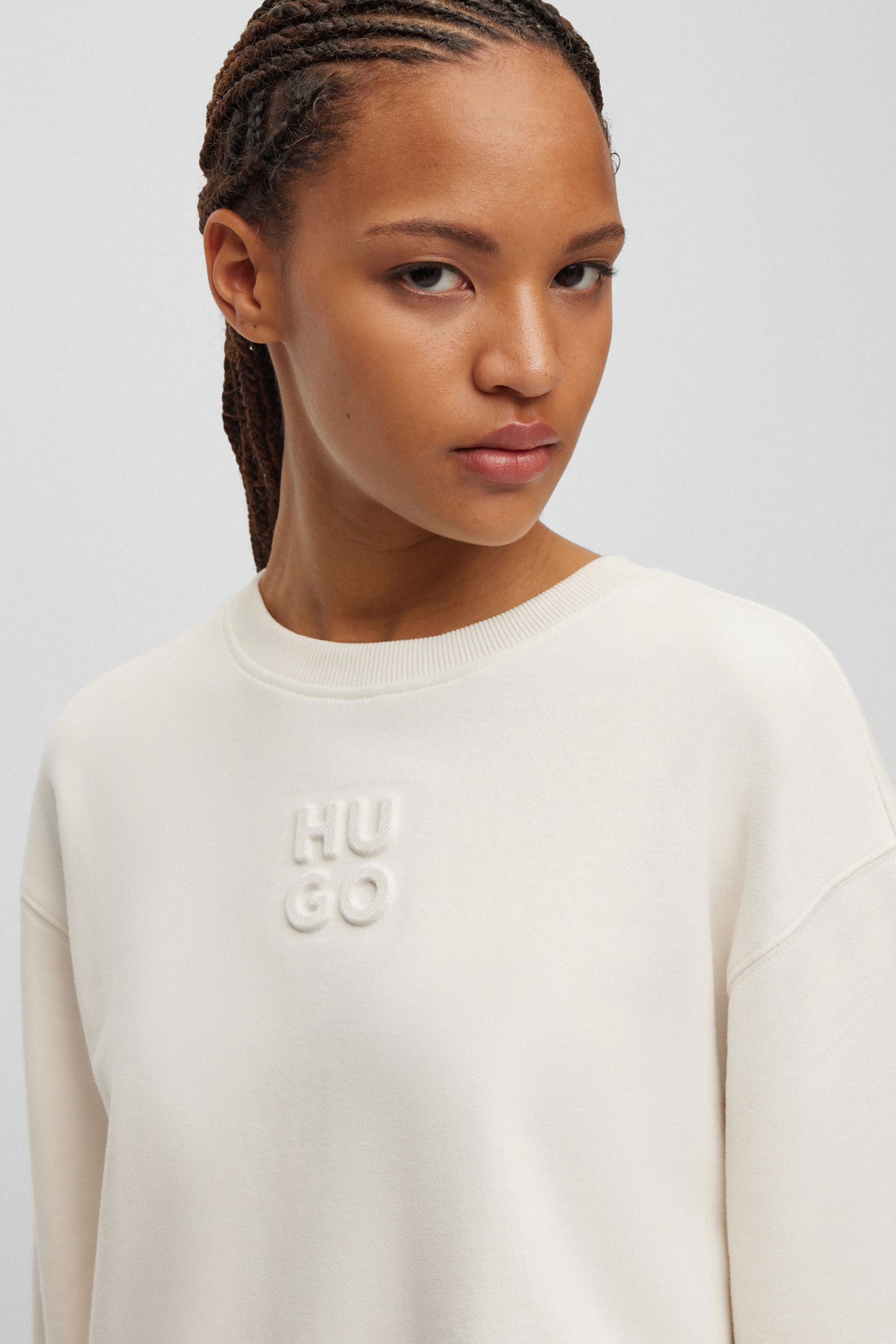 Жіночий білий світшот HUGO 50500459;110