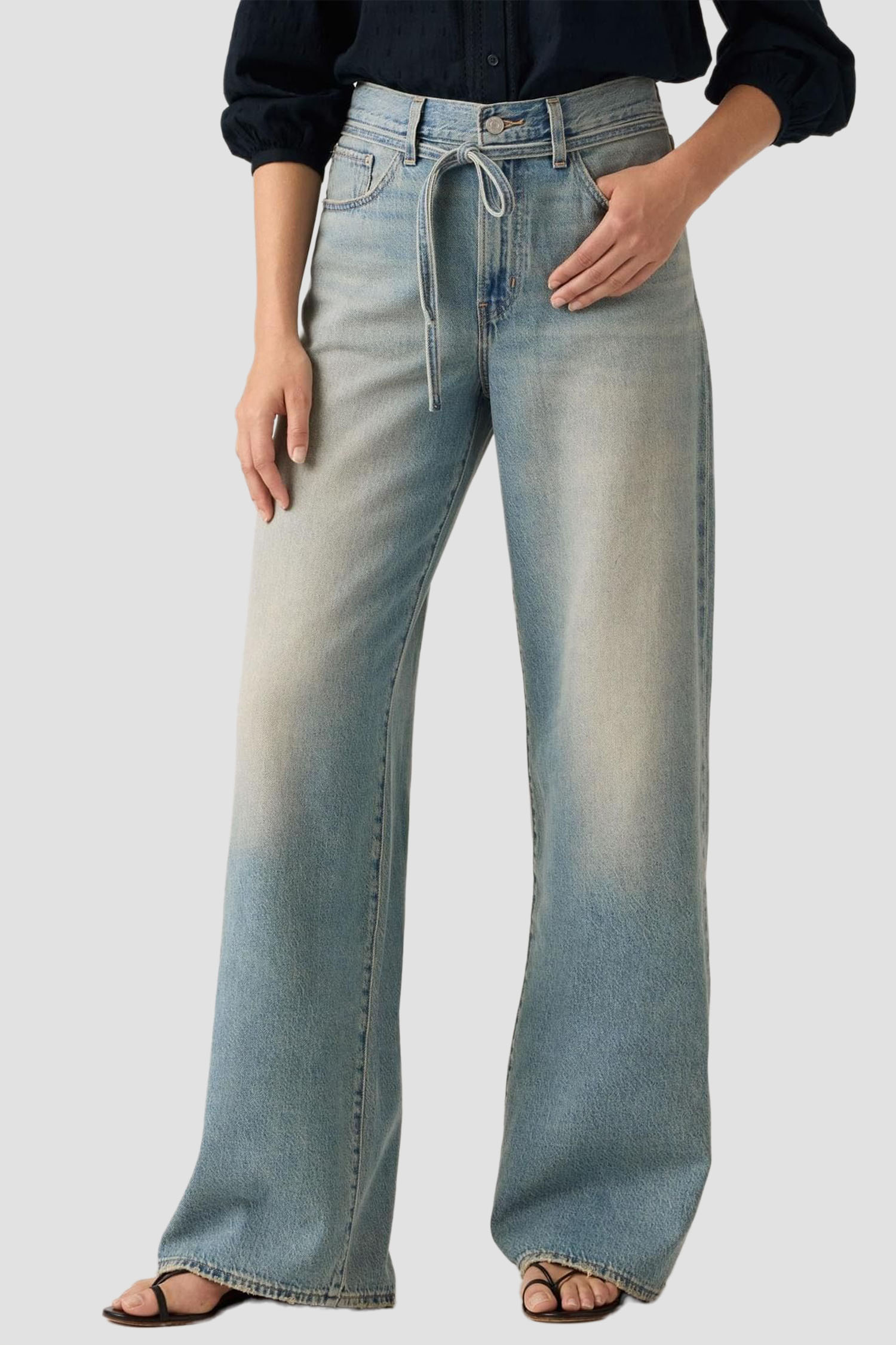 Жіночі блакитні джинси XL Straight Levi’s® A8701;0042