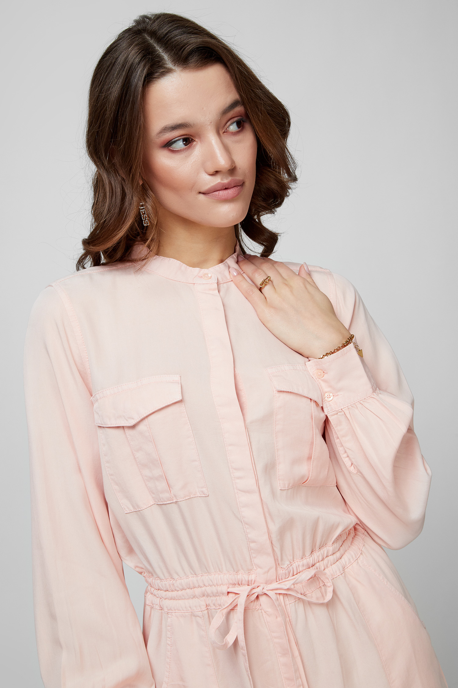 Женское персиковое платье Guess W2GK16.WDY62;F6Y2 — Ultrashop
