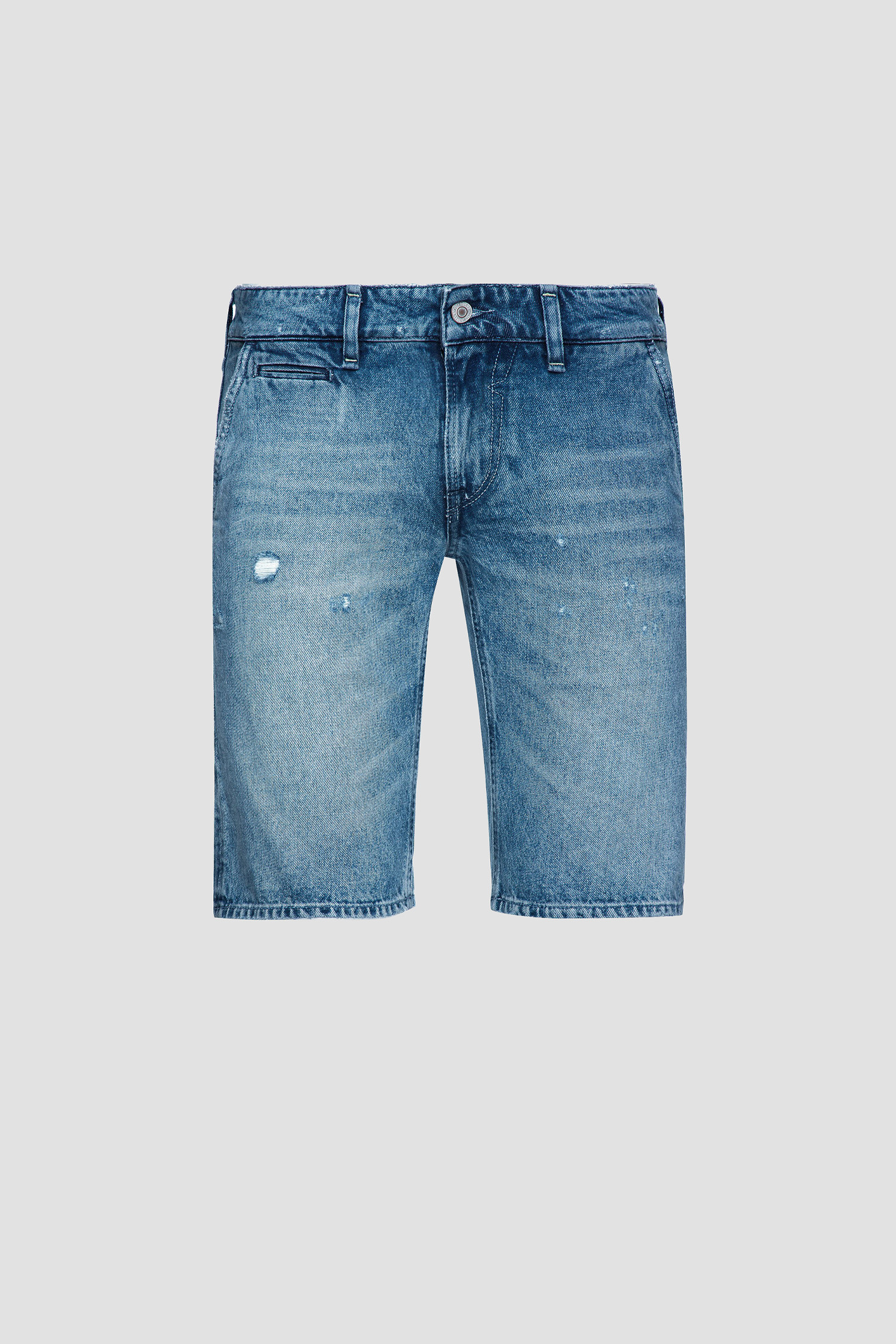 Мужские синие джинсовые шорты Guess M92D04.D3I81;LNNX