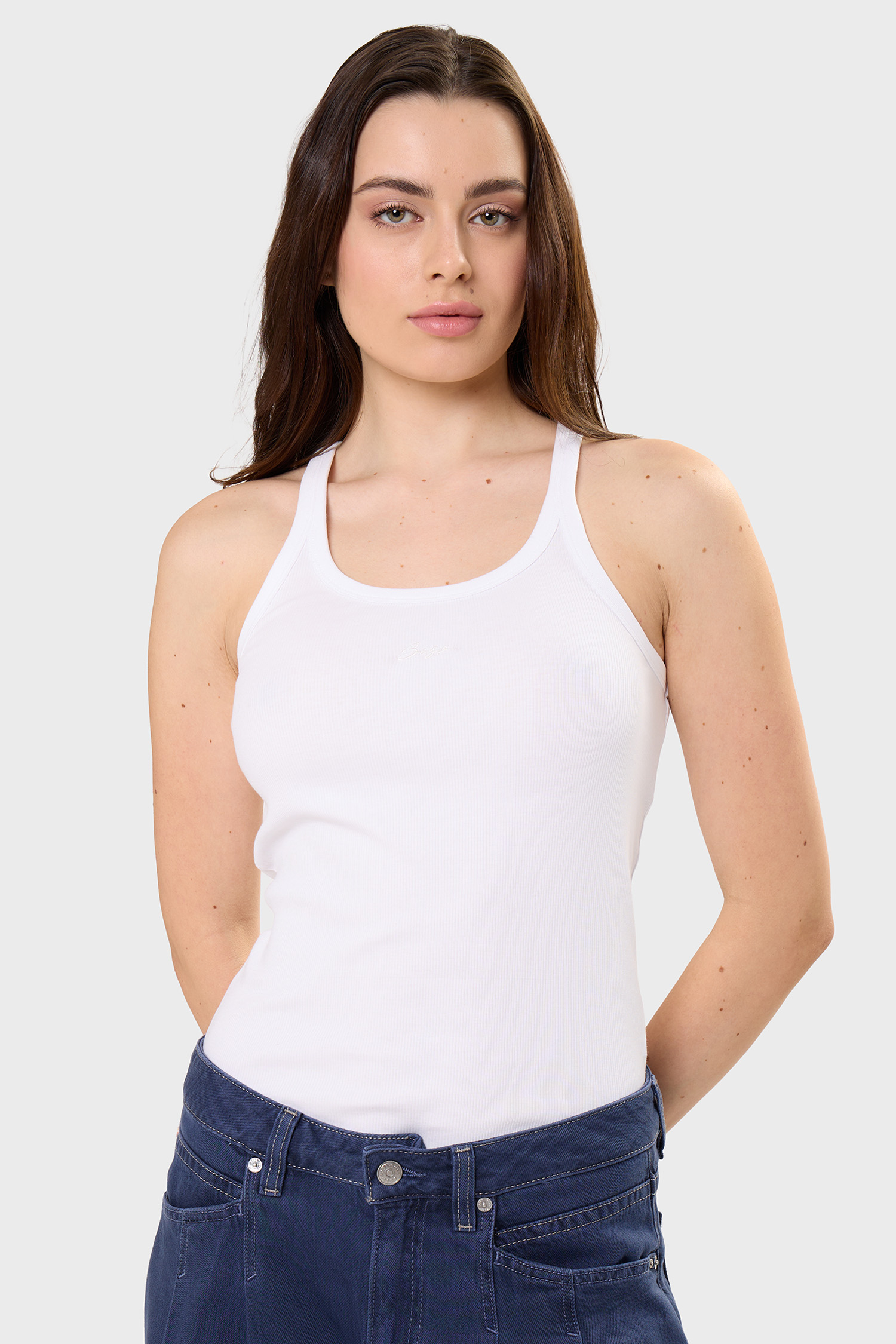 Жіноча біла майка BOSS 50554664;100