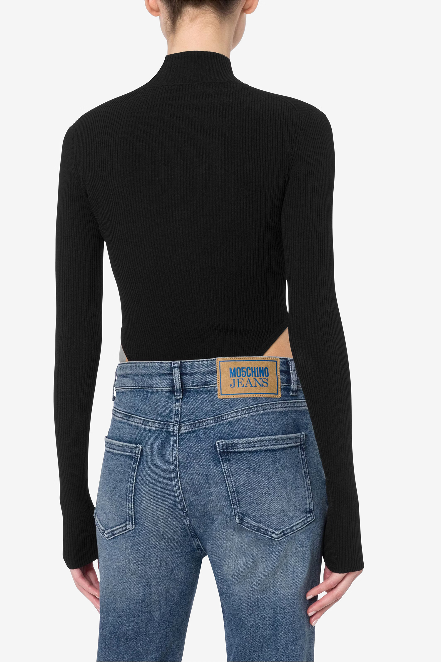 Женское черное боди Moschino A1180.8701;0555