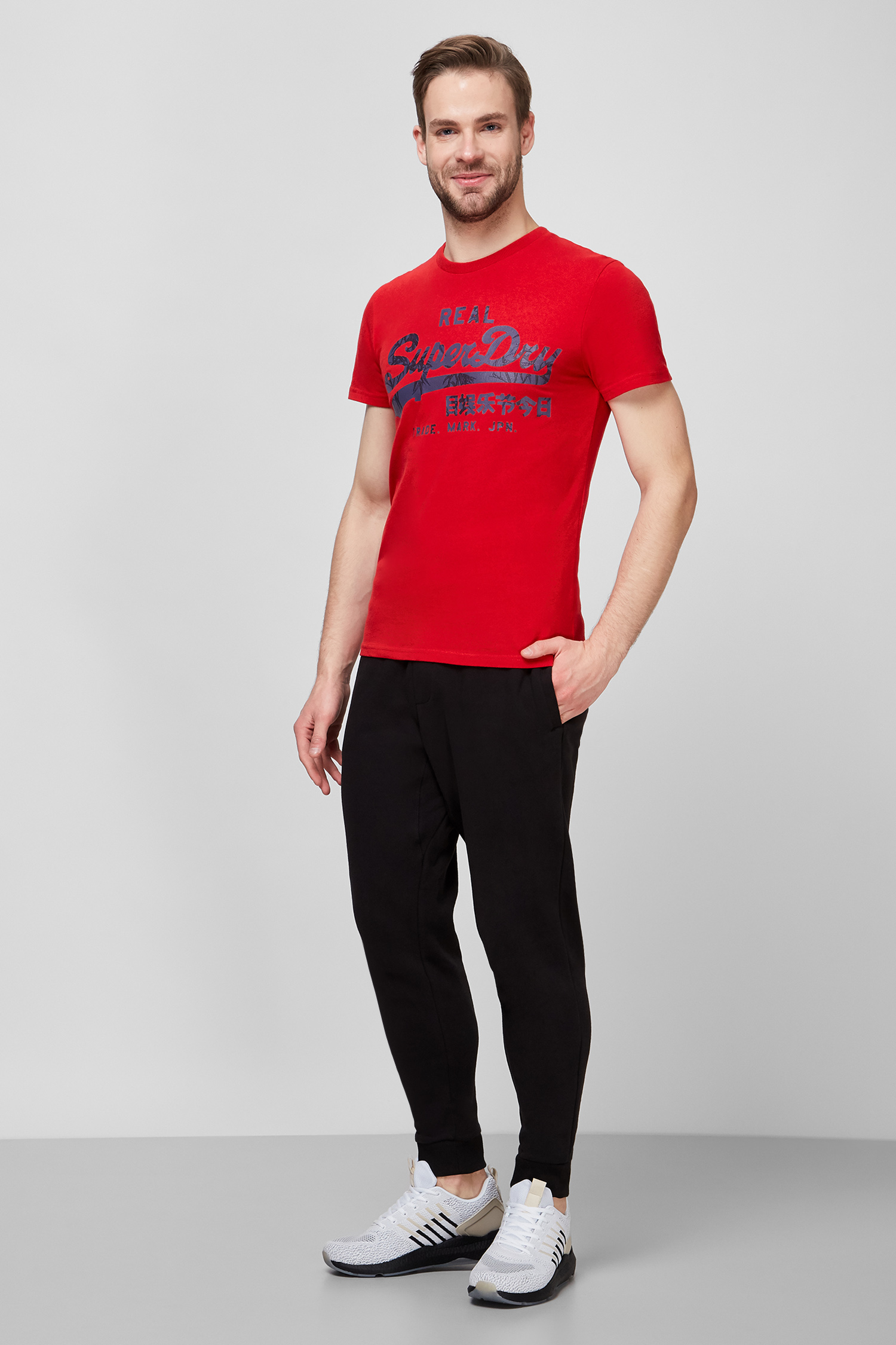 Мужская красная футболка SuperDry M1010545A;WA7