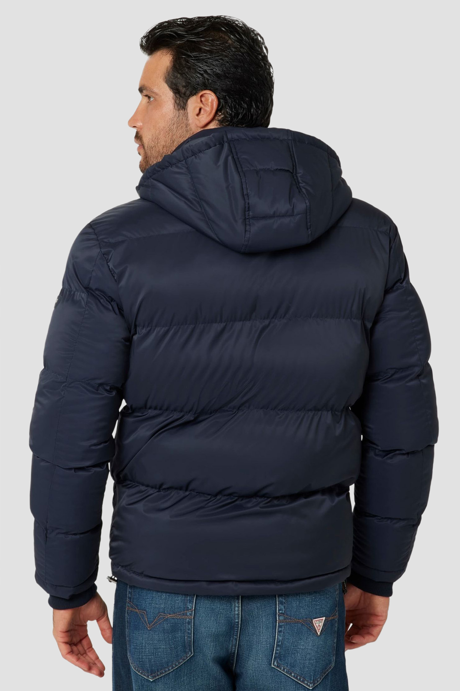 Чоловіча темно-синя куртка Guess M4BL21.WGJ42;G7V2