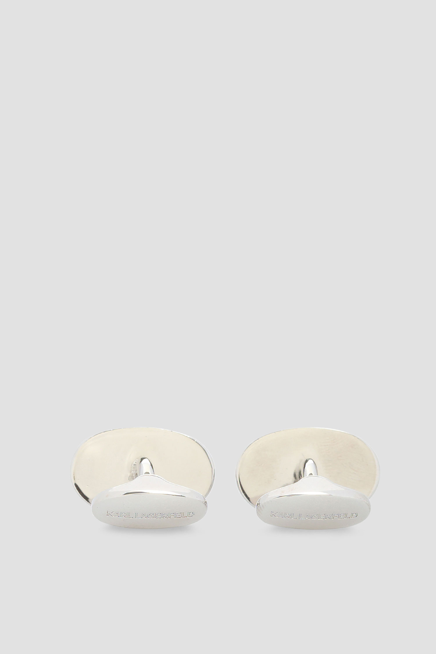 Чоловічі сріблясті запонки Karl Lagerfeld 582186.805702;990