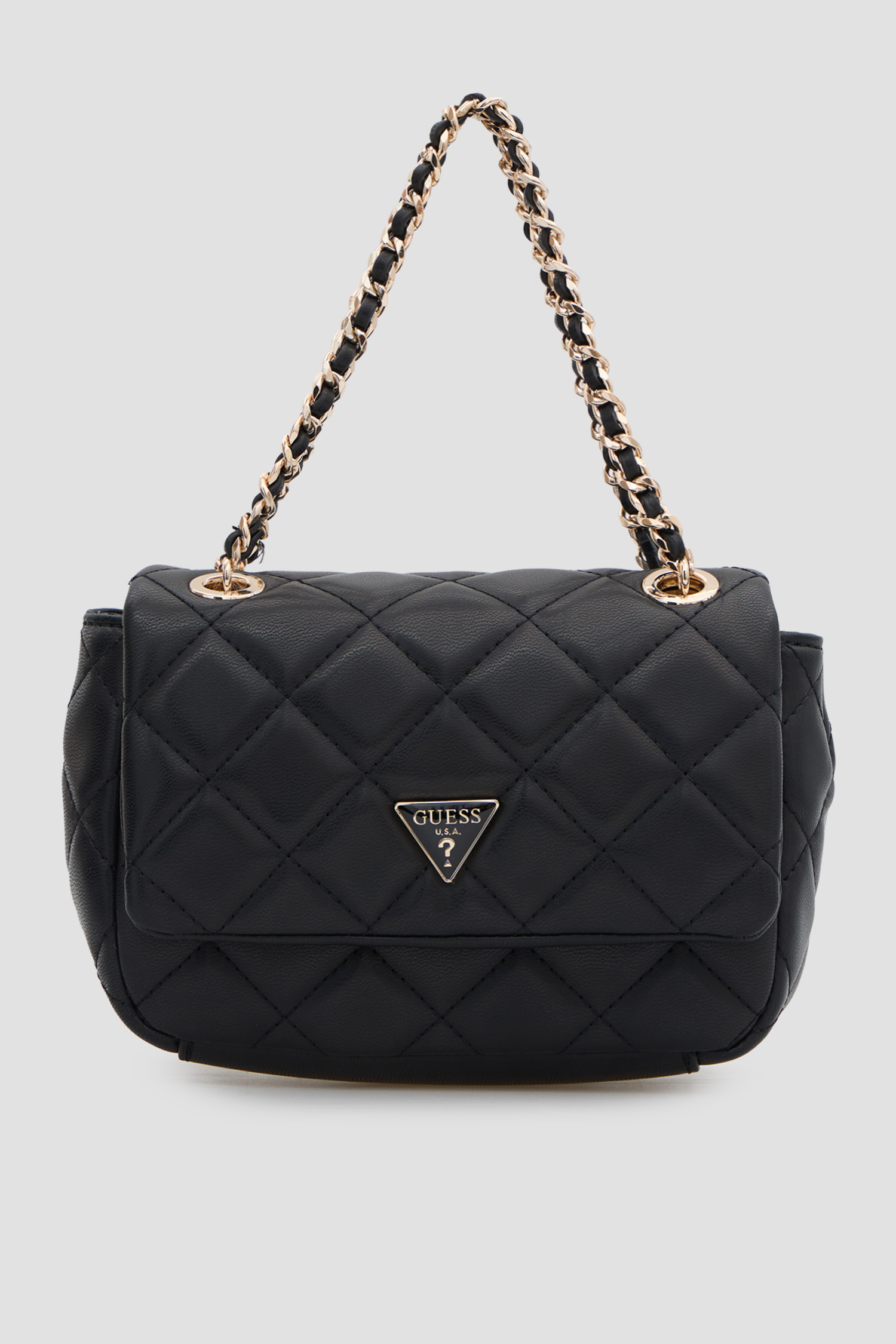 Женская черная сумка Guess HWQG24.56740;BLA