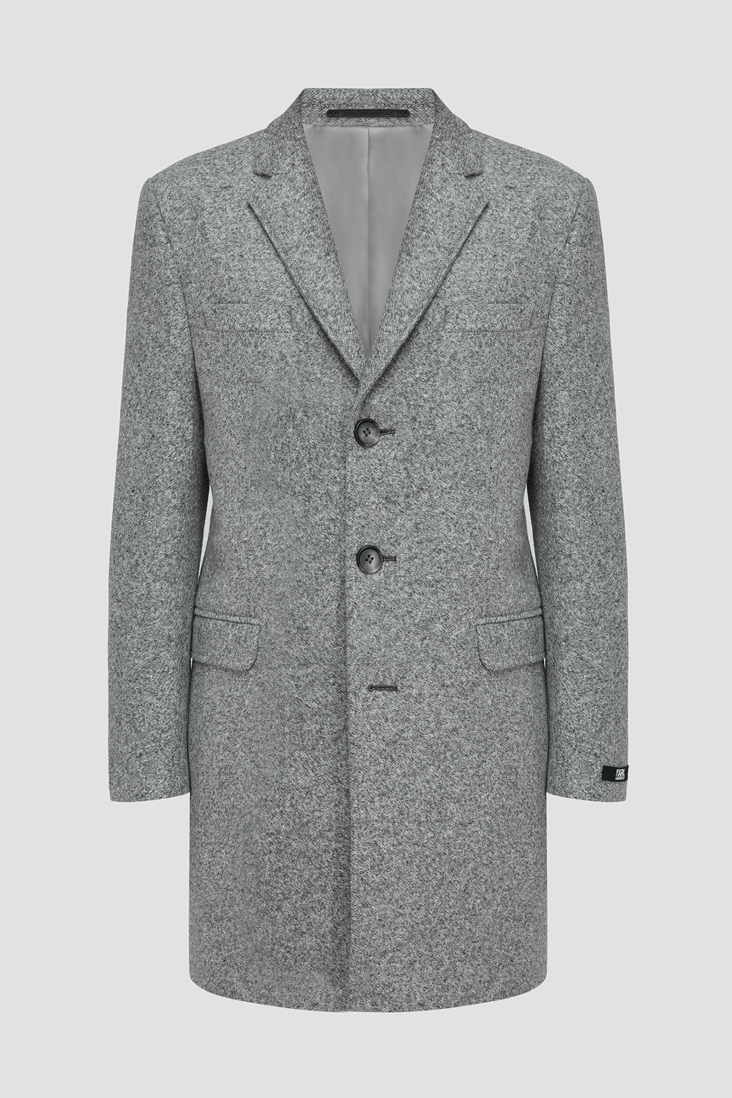 Мужское серое пальто Karl Lagerfeld 534719.455709;910
