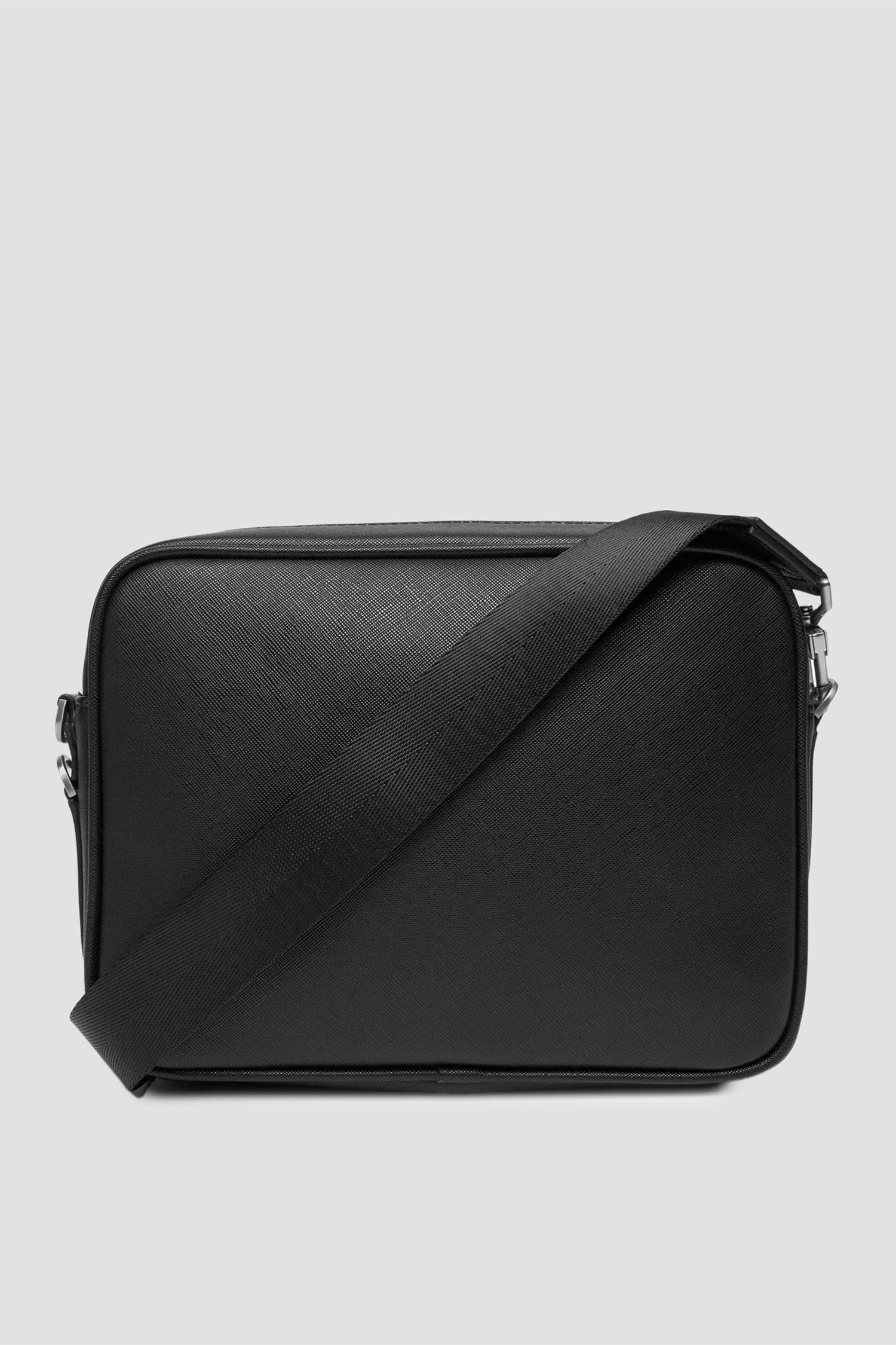 Чоловіча чорна сумка Guess HMMISA.P5422;BLA