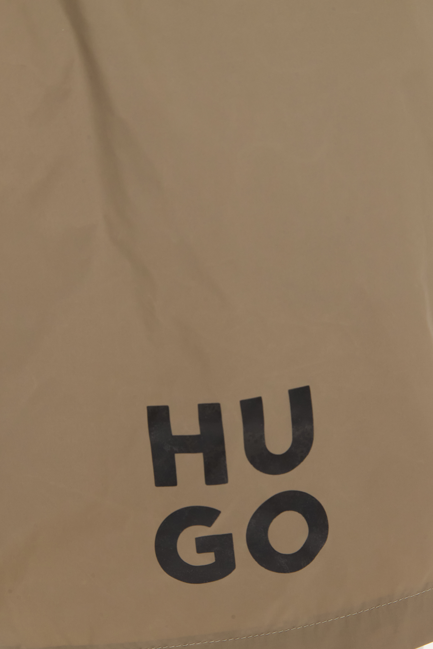 Мужские бежевые плавательные шорты HUGO 50510190;219