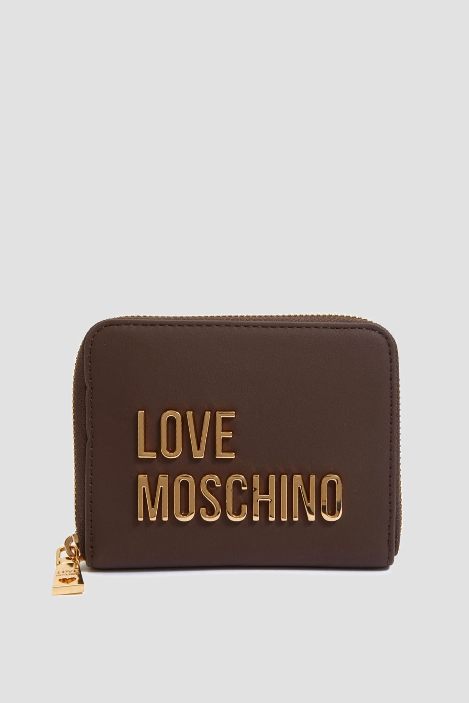 Женский темно-коричневый кошелек Moschino JC5613PP1N.KD0;301