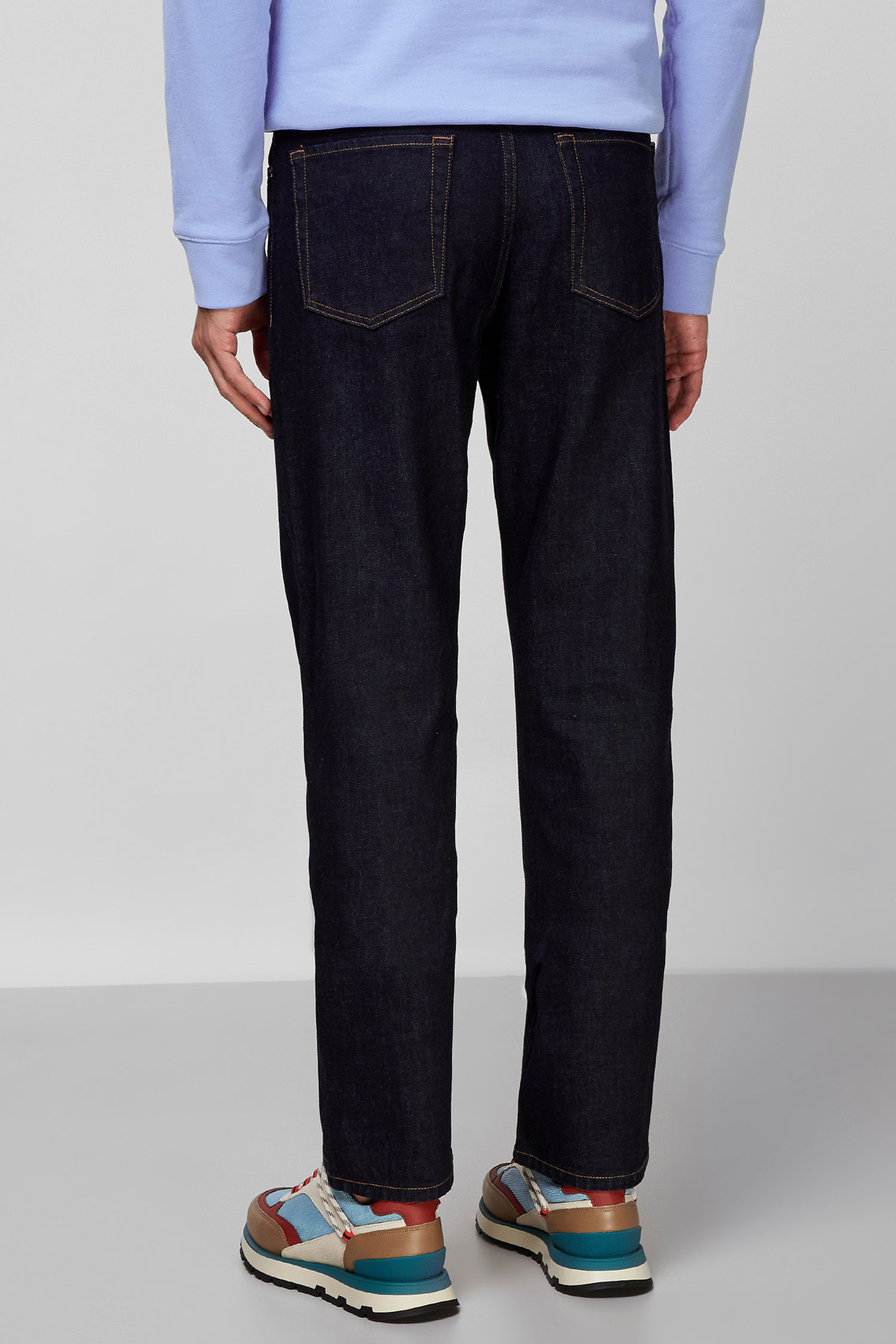 Мужские темно-синие джинсы BOSS 50400074;410