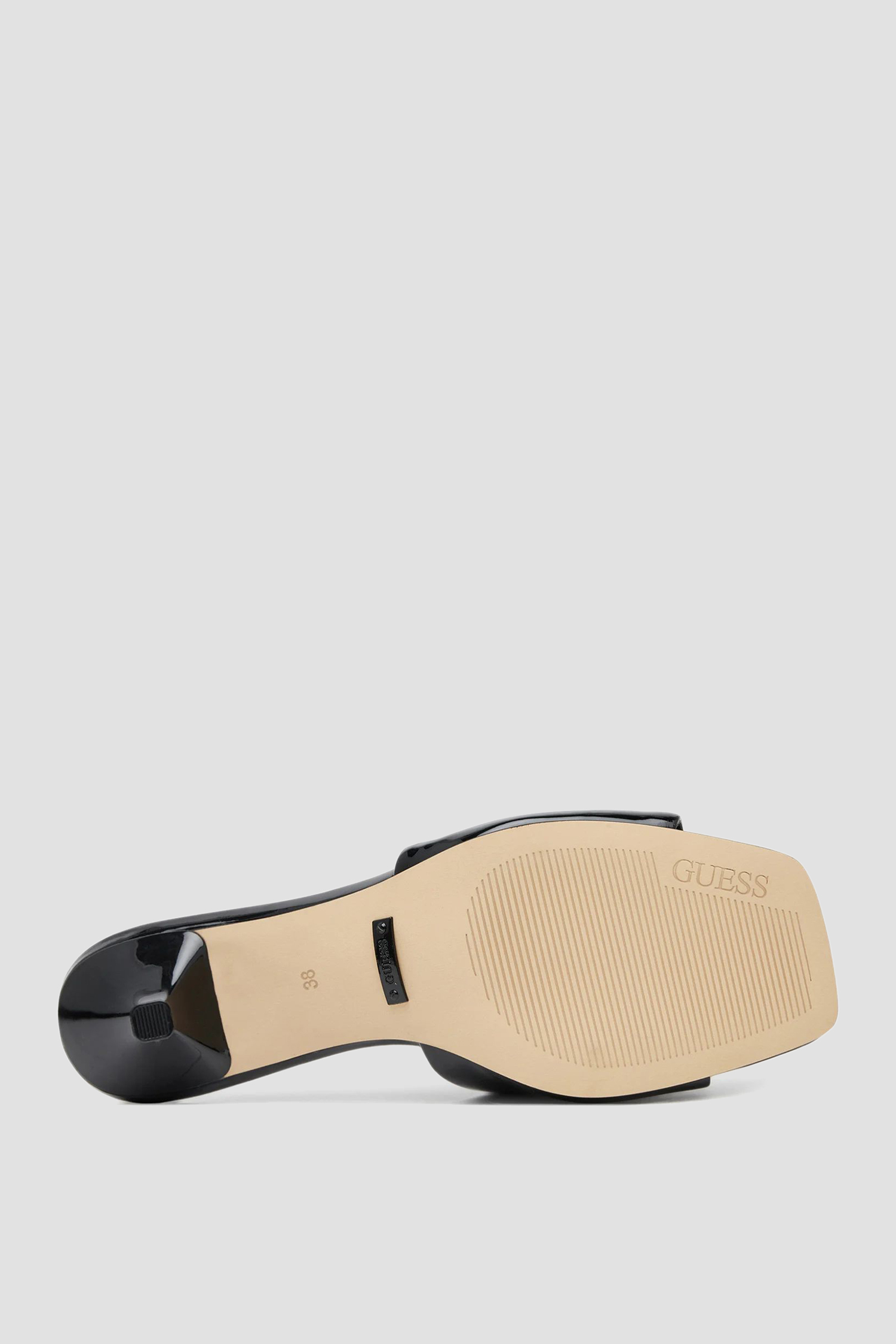 Женские черные мюли Guess FLJLUS.PAF03;BLACK