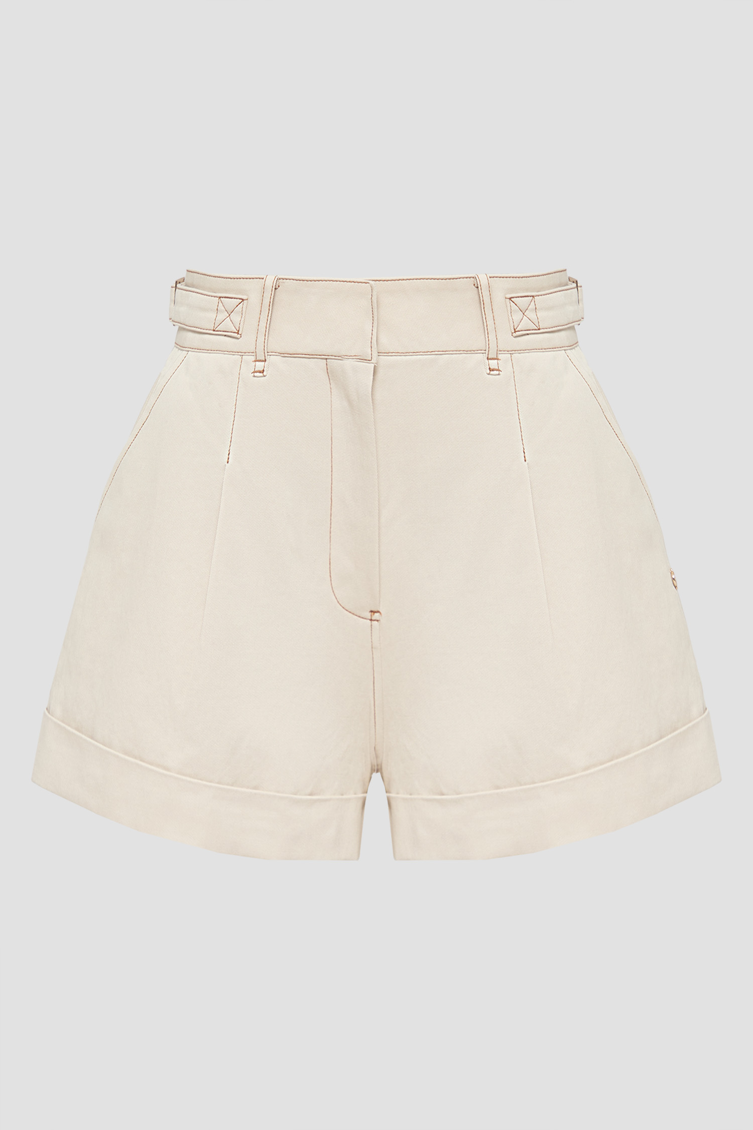 Женские бежевые шорты Guess W6GD24.W1806;A115