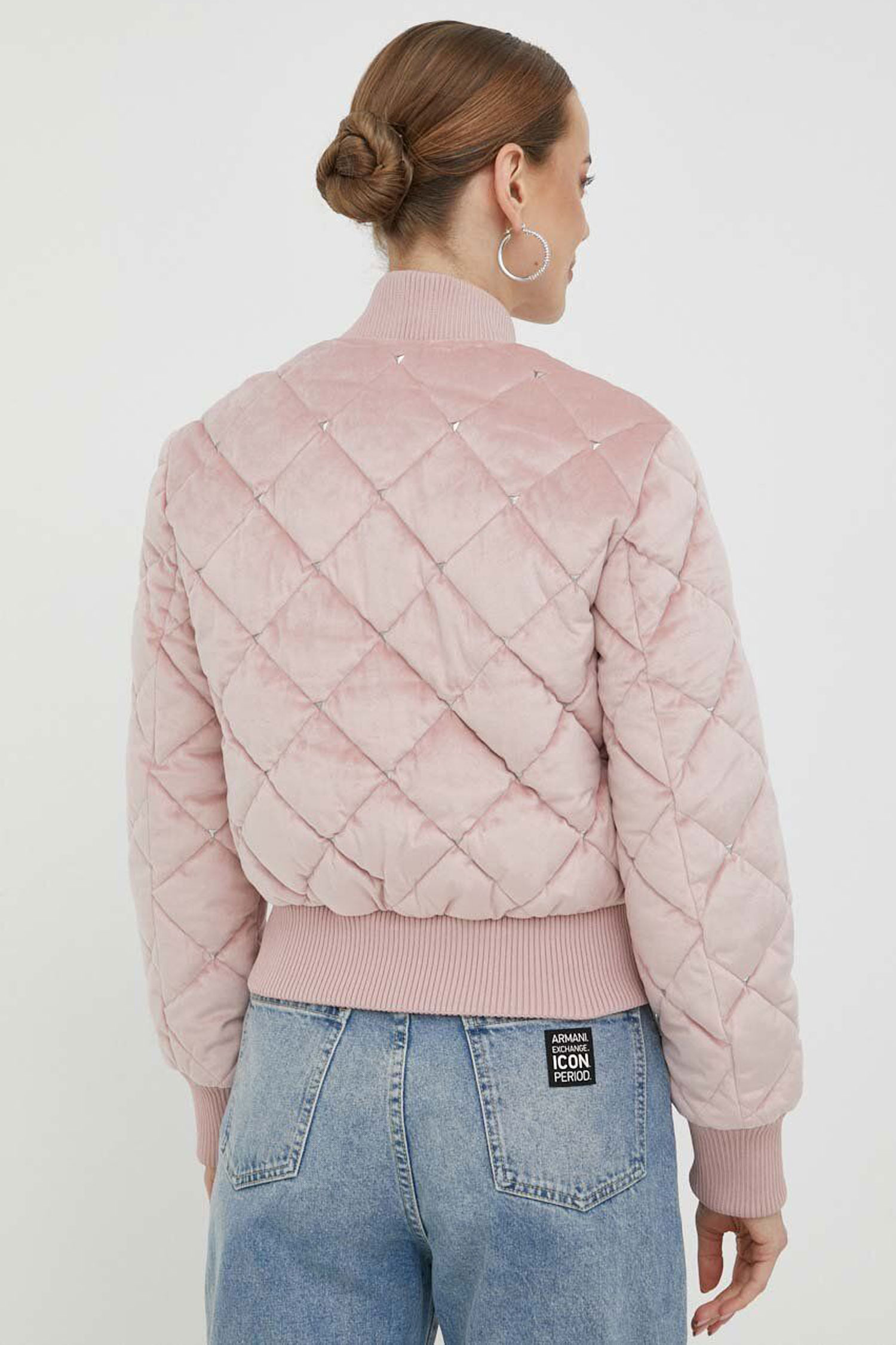 Жіночий рожевий бомбер Guess W3YL08.WFIS0;G4B0