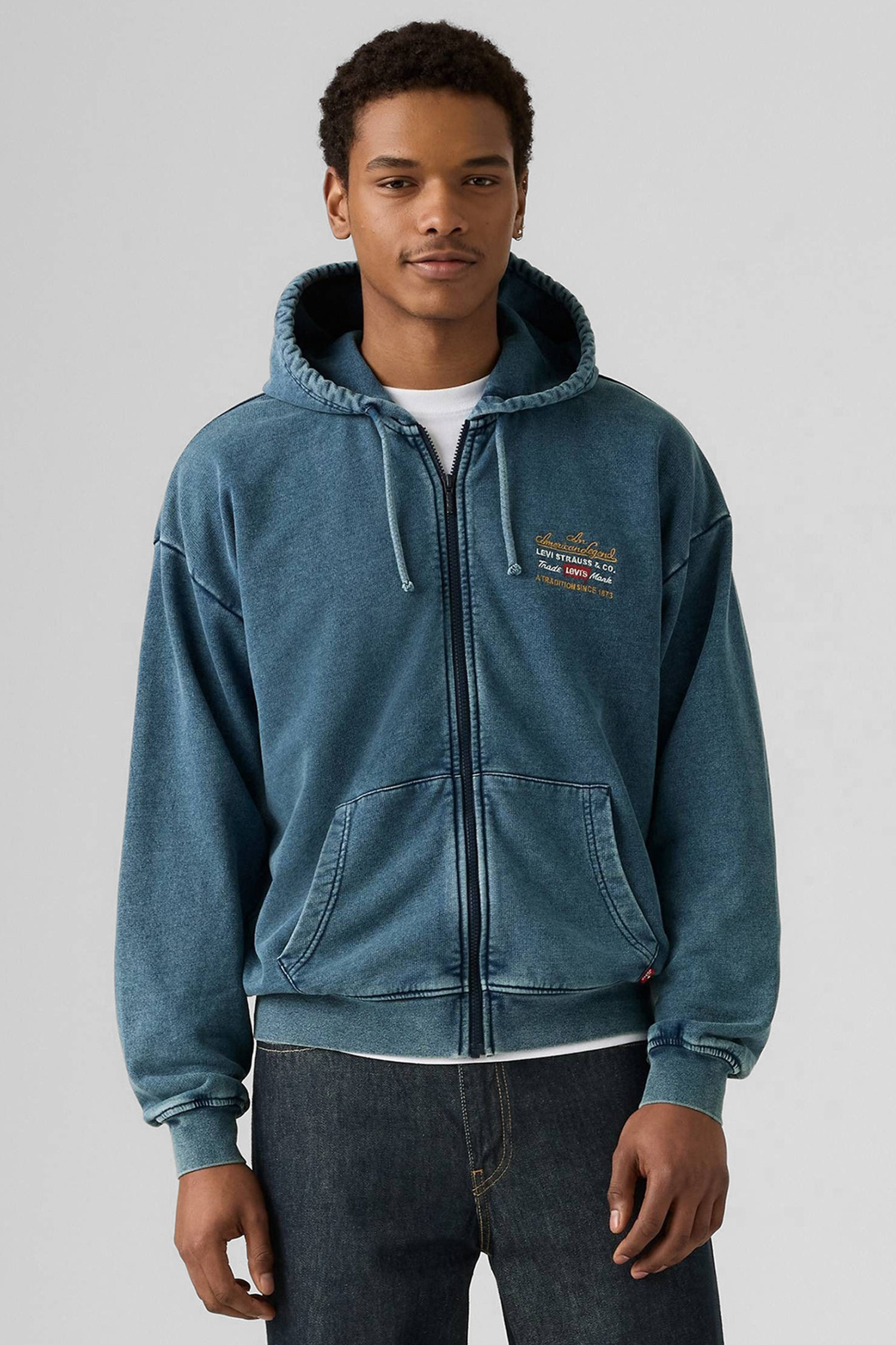 Чоловіча синя кофта на блискавці Levi’s® 003W1;0000