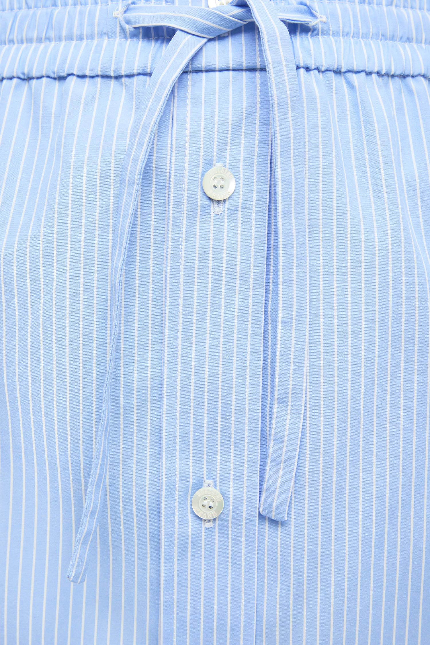 Женская голубая юбка в полоску Moschino A0113.3725;1303