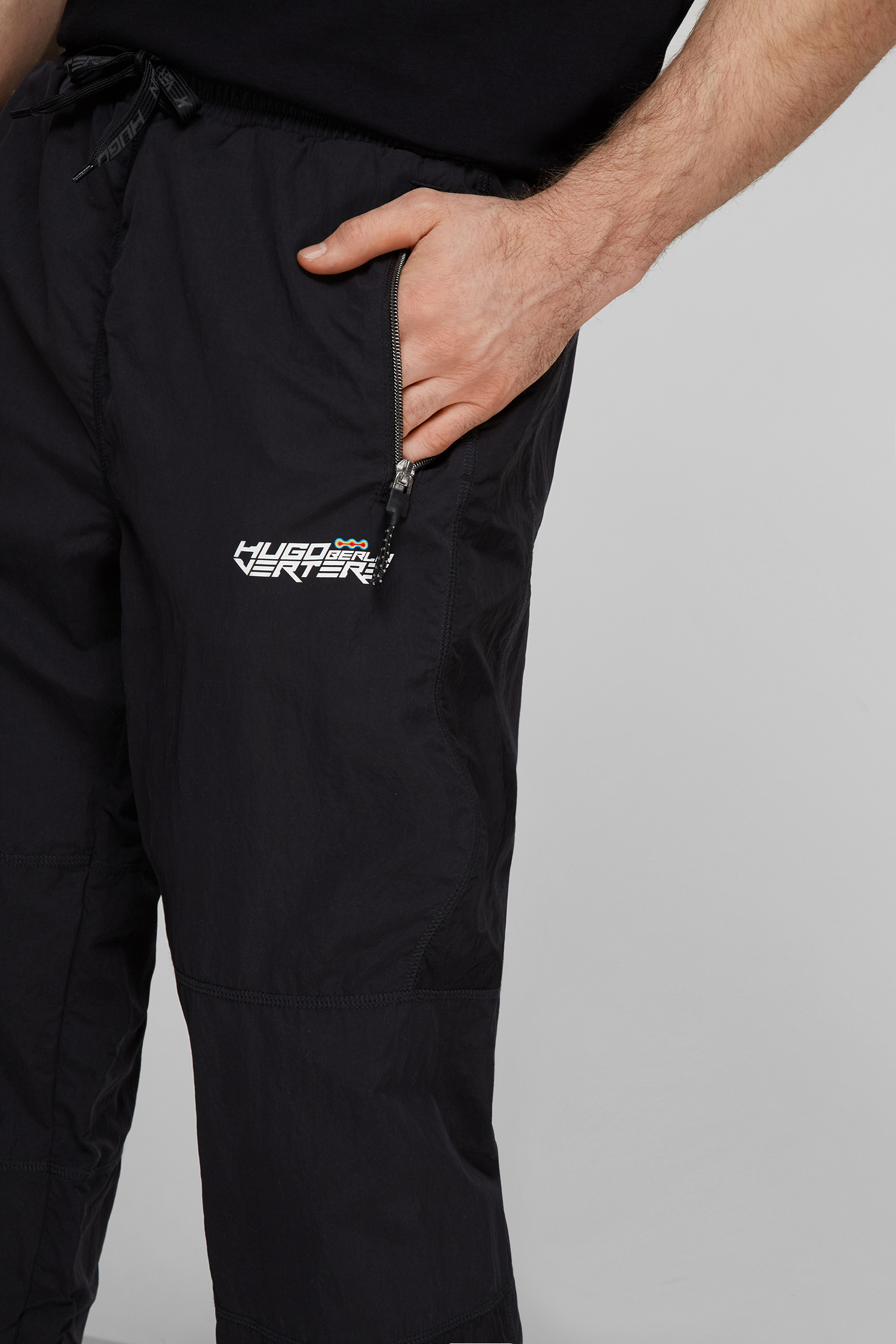 Мужские черные спортивные брюки HUGO 50463826;001