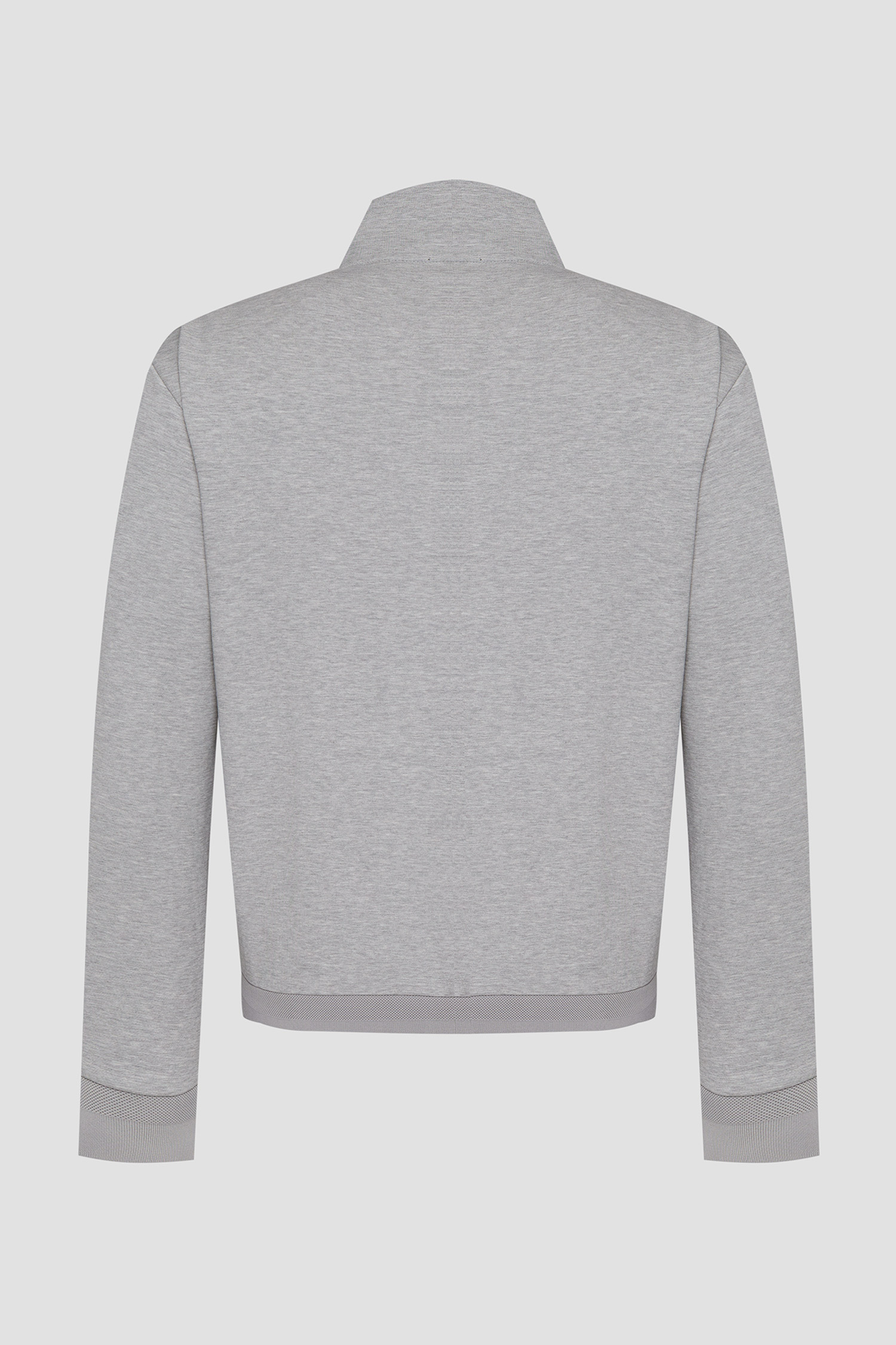 Мужская серая кофта на молнии BOSS 50532755;041