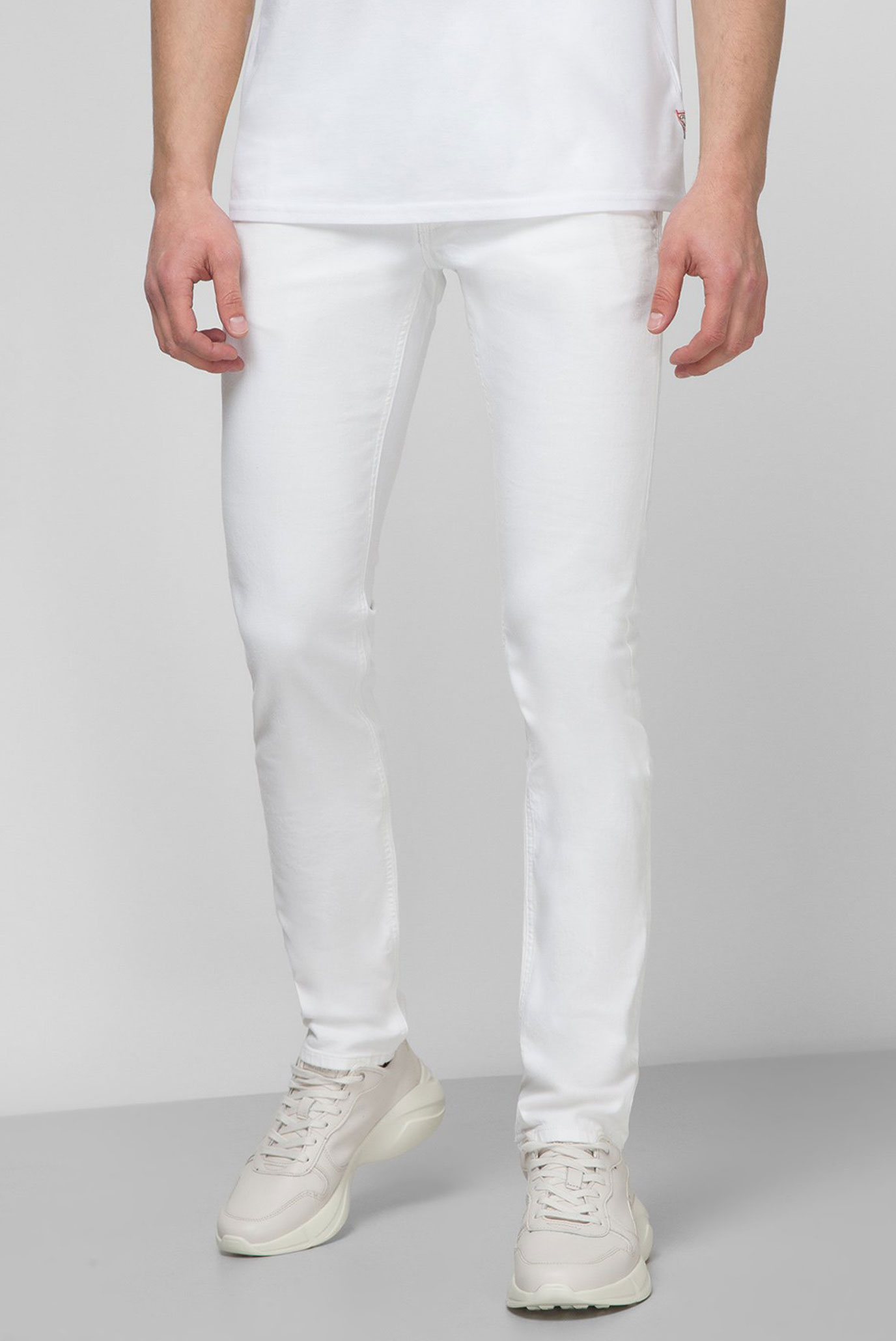 Чоловічі білі джинси ADAM Super Skinny Guess M02A81.D3ZY1;TDRE