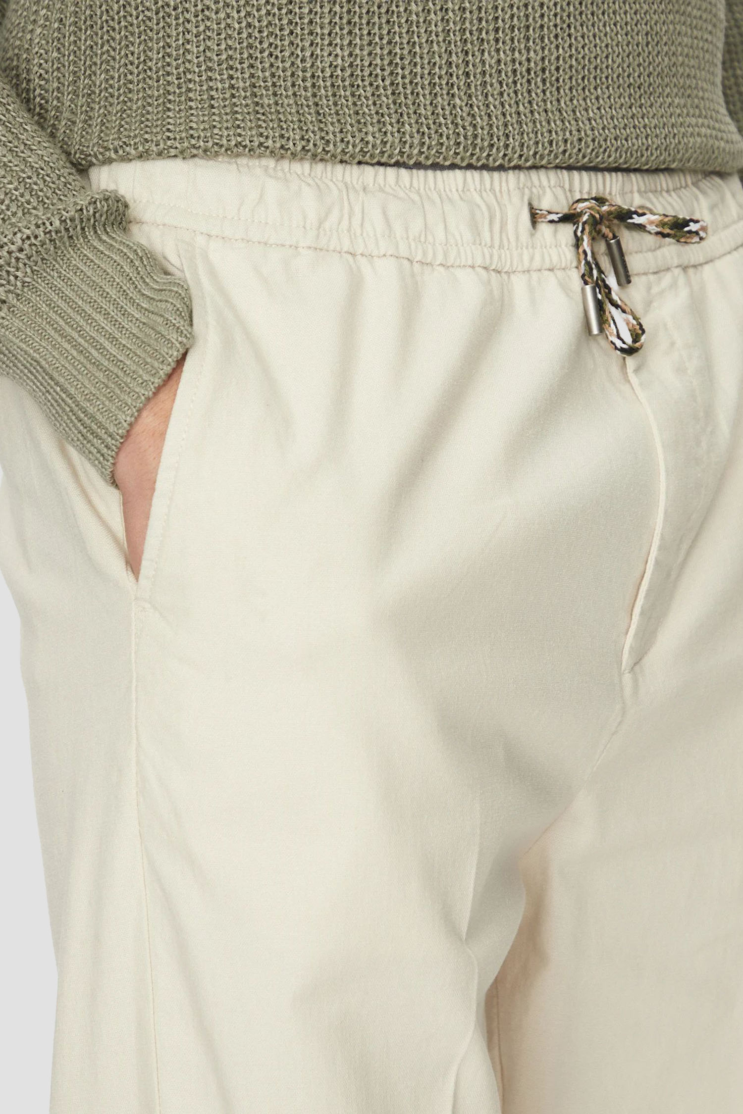 Мужские белые брюки Guess M5GB79.WH4EA;G1CV