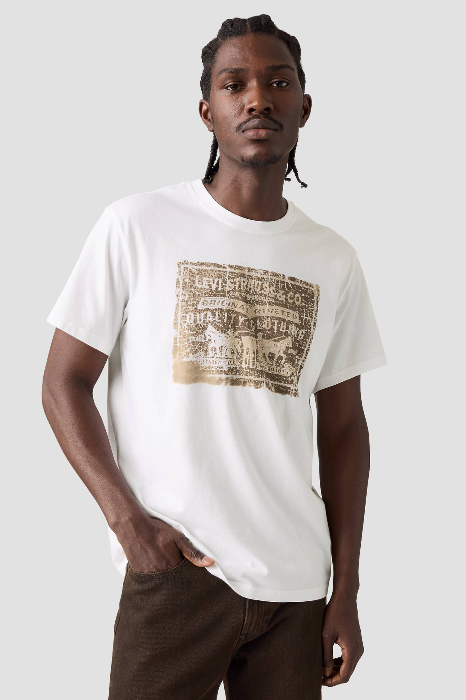 Мужская белая футболка Levi’s® 16143;2608