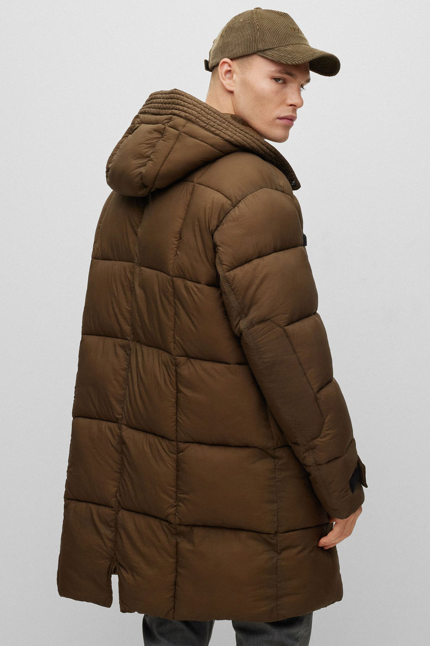 Чоловіча коричнева парка BOSS 50473879;308