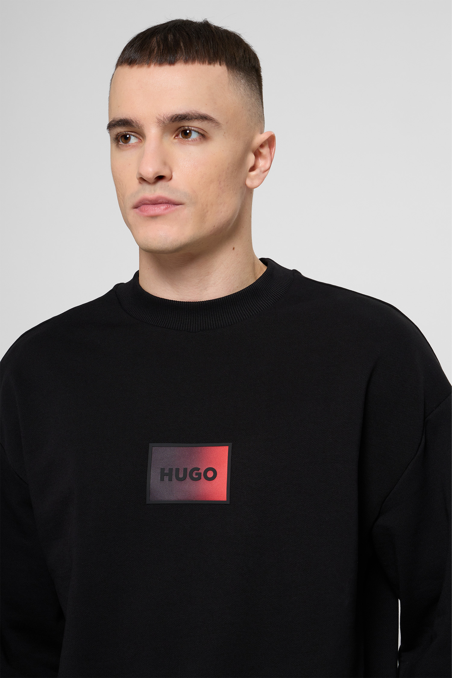 Чоловічий чорний світшот HUGO 50553134;001