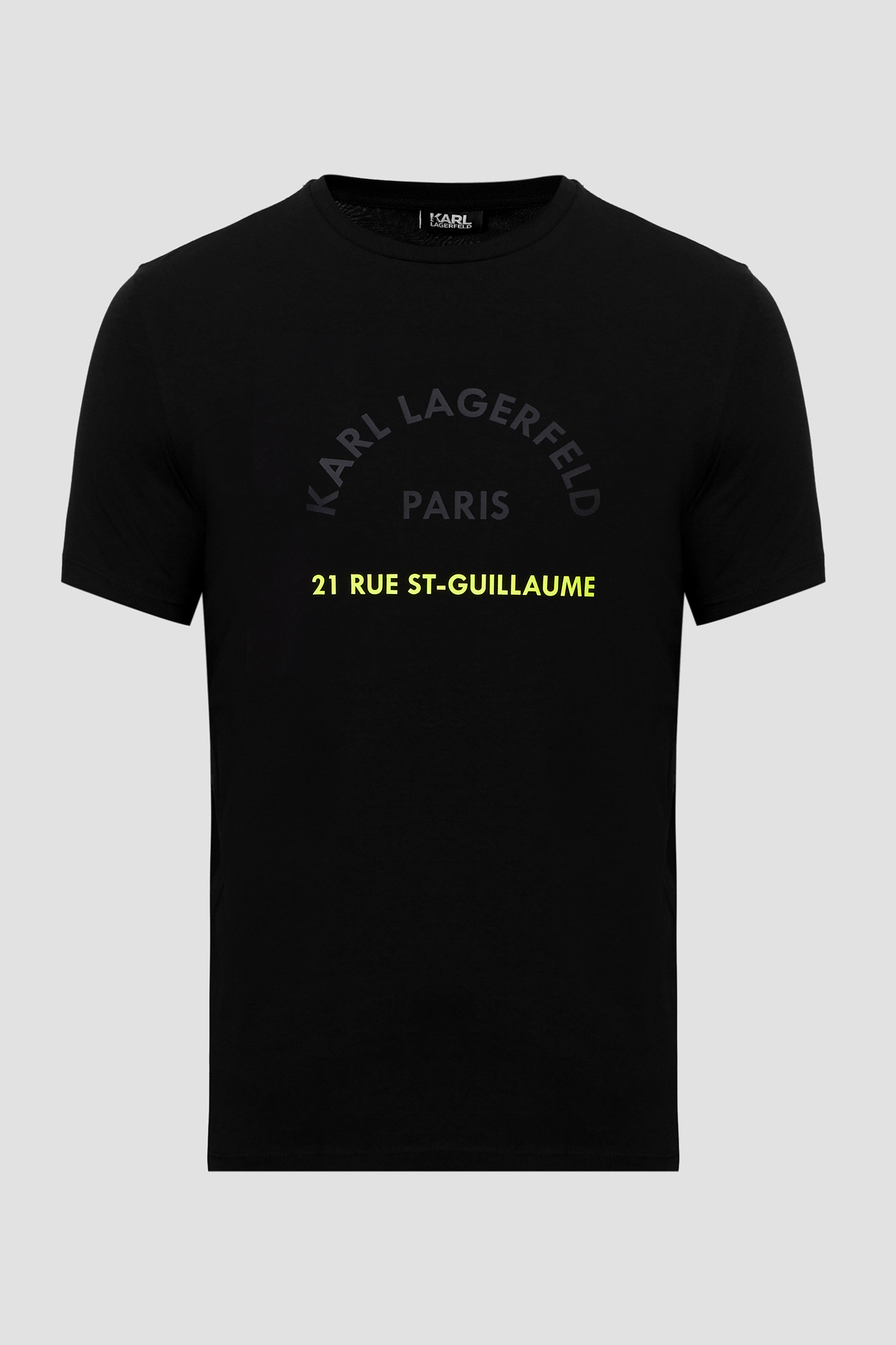 Мужская черная футболка Karl Lagerfeld 502221.755072;990