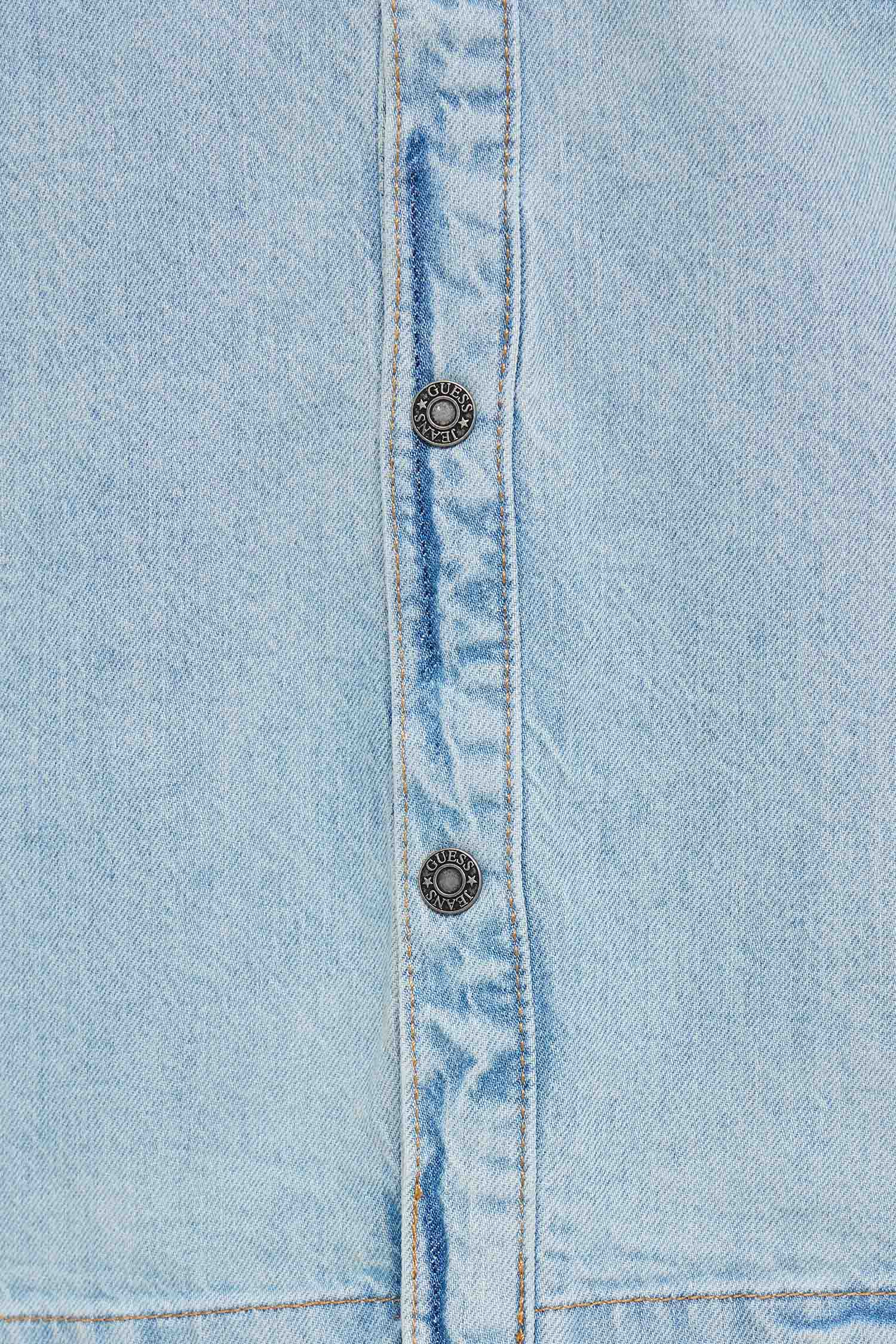 Мужская голубая джинсовая рубашка Guess Jeans M6RH52.D5M51;GAL1