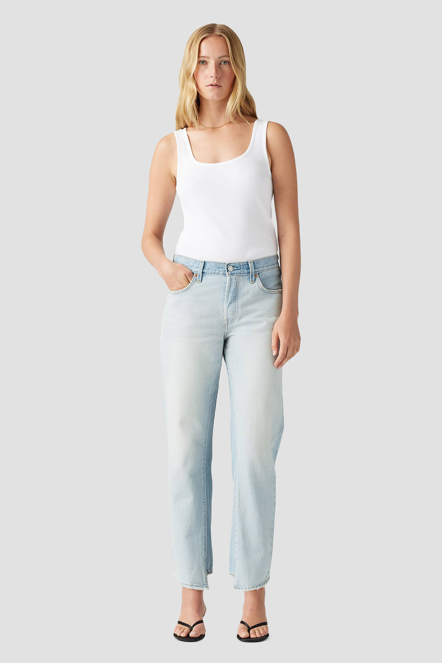 Женские голубые джинсы 501® Levi’s® 001V6;0000
