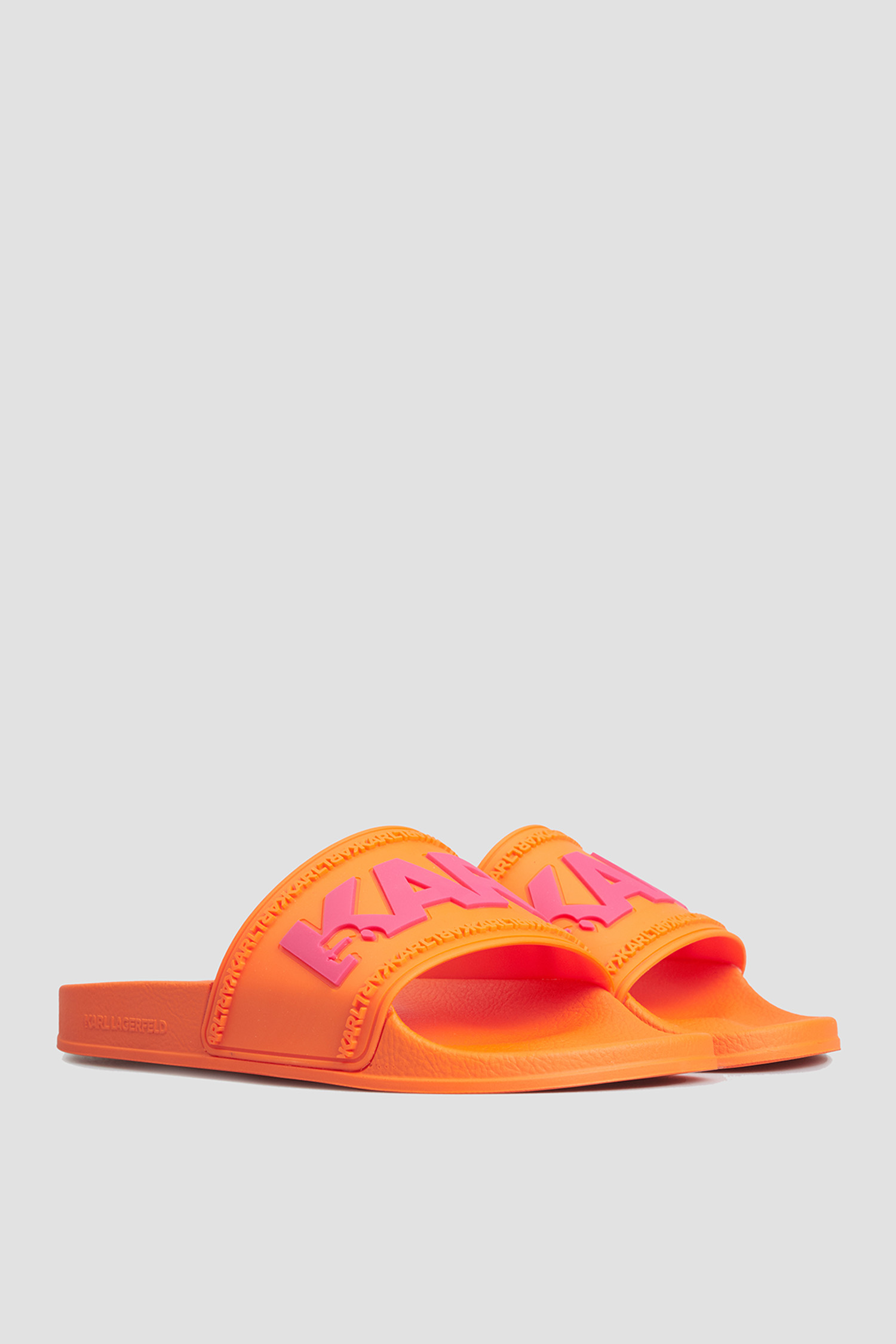 Мужские оранжевые слайдеры Karl Lagerfeld 532490.855018;170