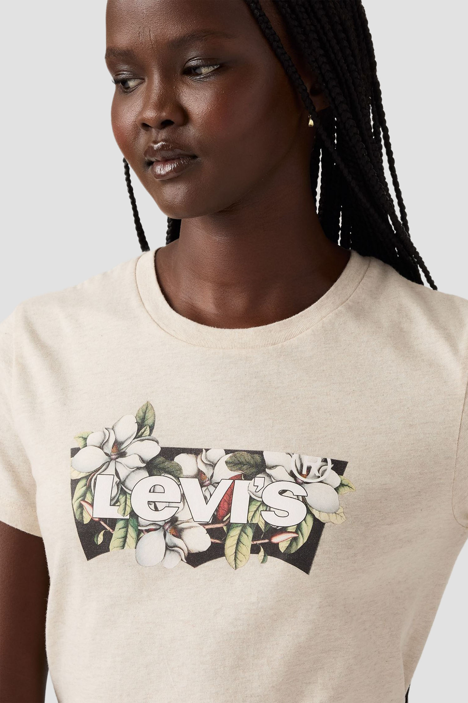 Женская бежевая футболка Levi’s® 17369;3184