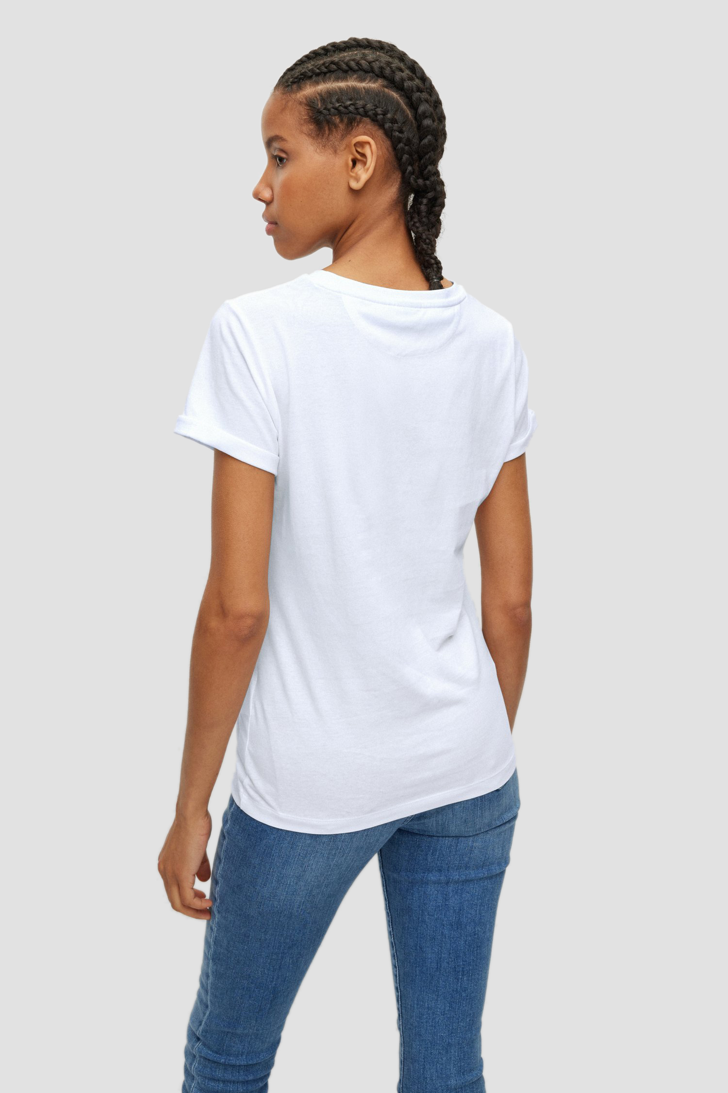 Жіноча біла футболка HUGO 50473813;100