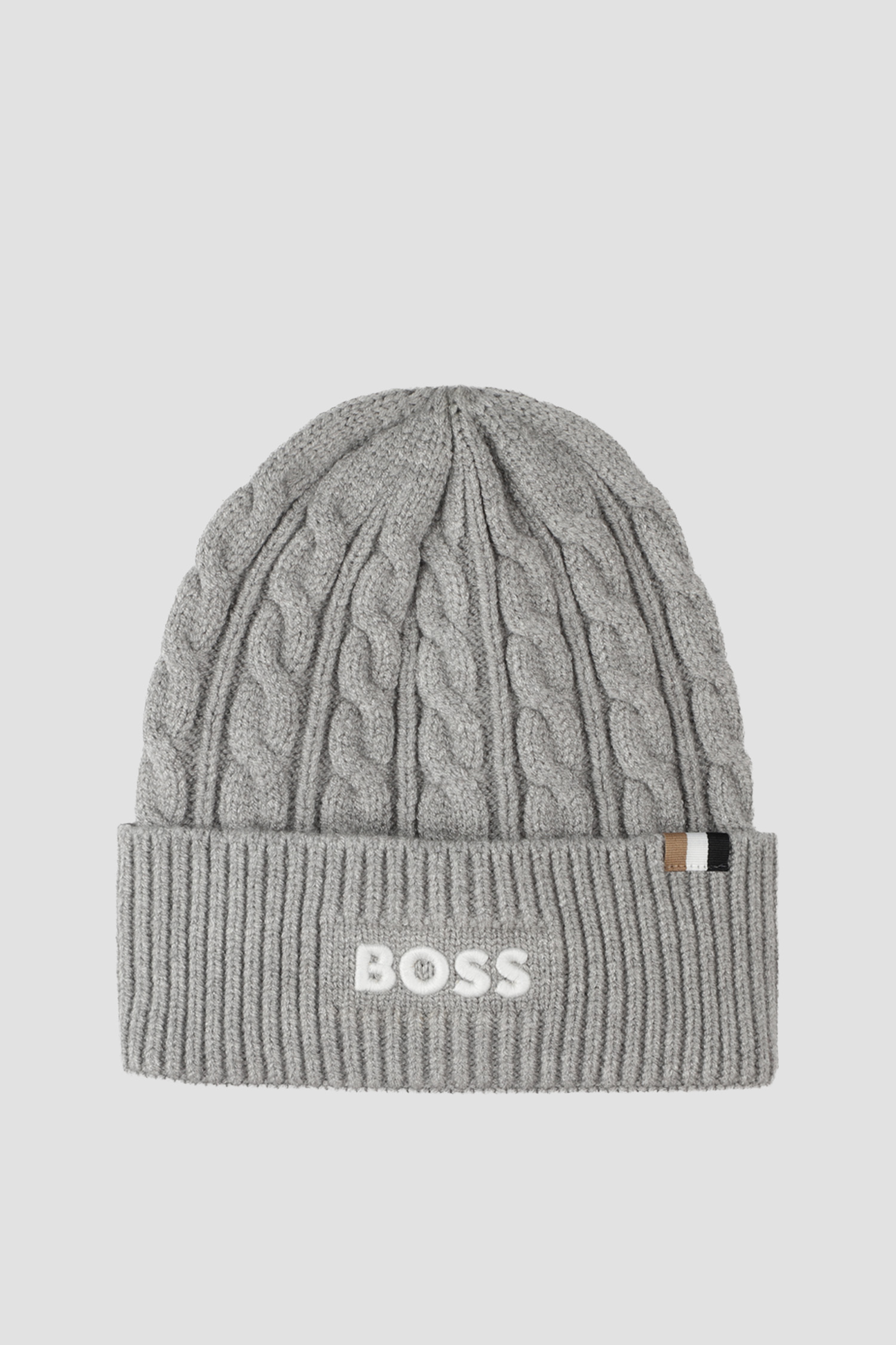 Детская серая шапка BOSS kids J52700;A32