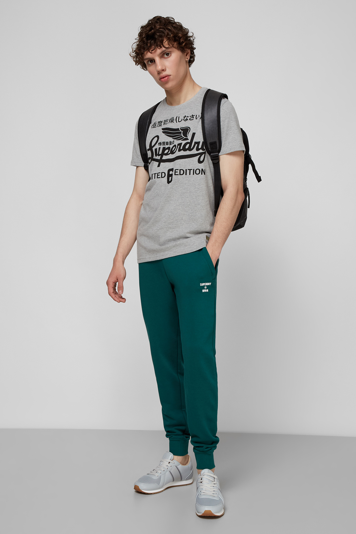 Мужские зеленые спортивные брюки SuperDry MS310147A;0WA