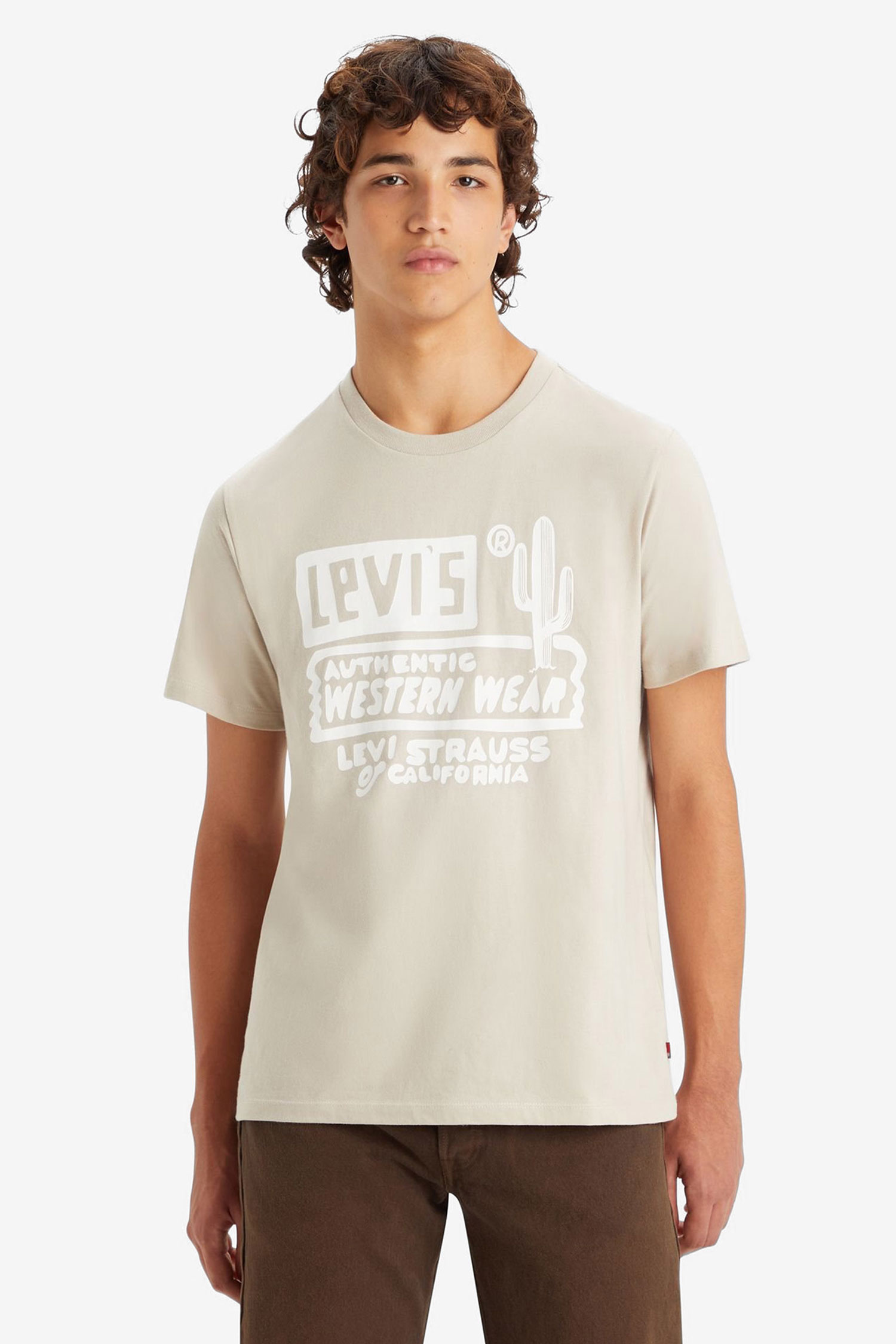 Мужская бежевая футболка Levi’s® 22491;1490